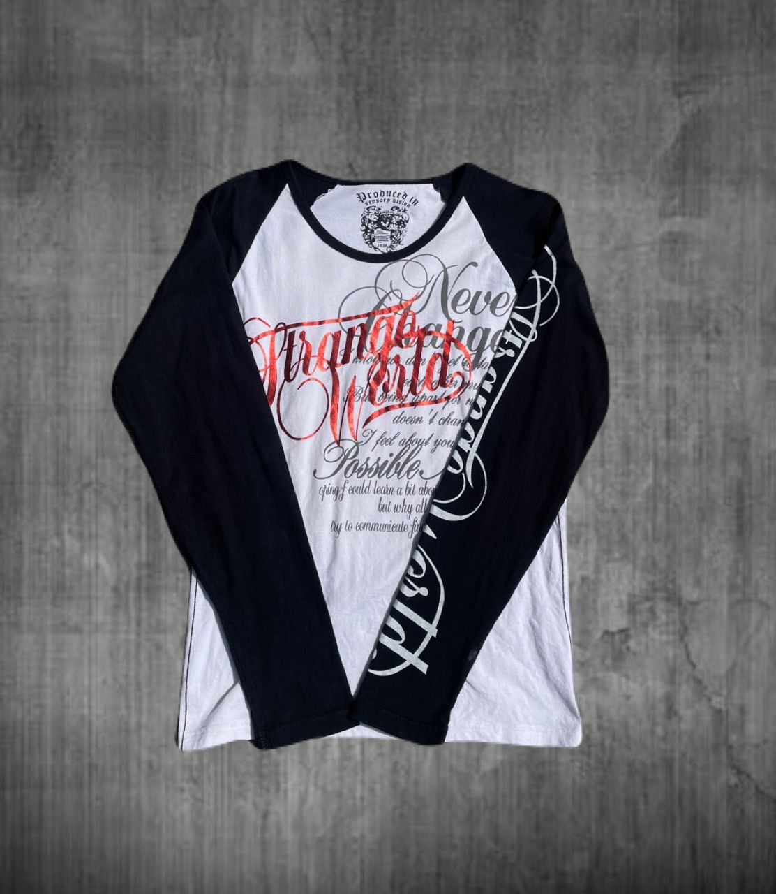 If Six Was Nine 2000s Japanese archive Vkei Poem Long Sleeve Tee Y2K Size US S / EU 44-46 / 1 - 1 Thumbnail