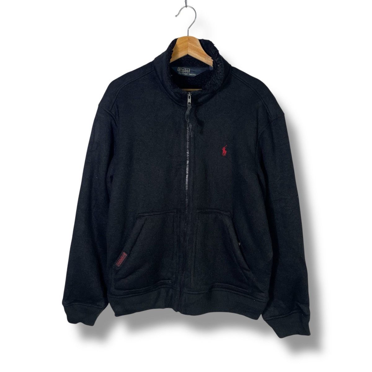 Polo Ralph Lauren Vintage Polo Ralph Lauren Fleece Lining Sweater Jacket Size US L / EU 52-54 / 3 - 1 Thumbnail