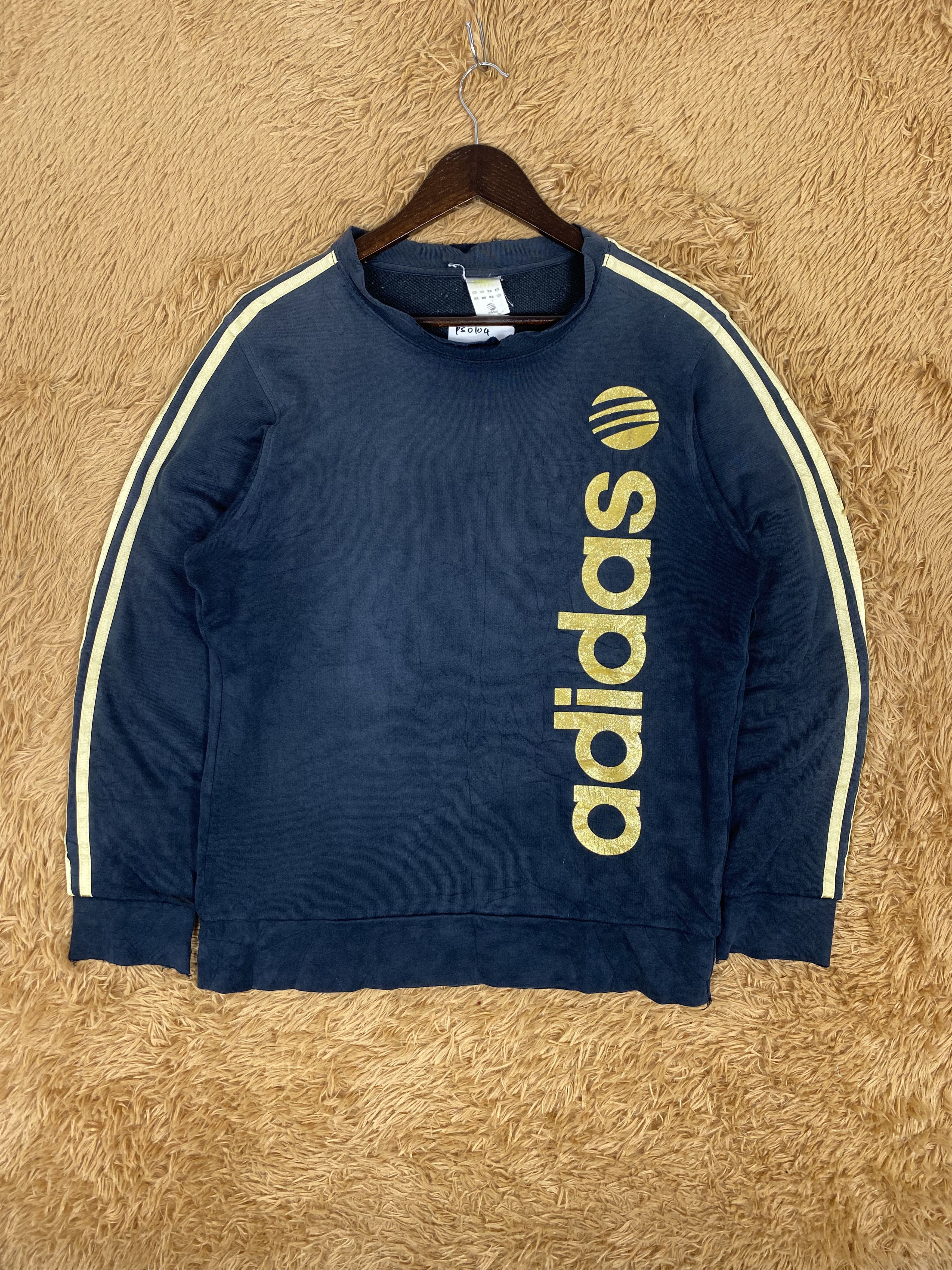 Adidas Vintage Adidas Neo Big Logo Sweatshirts PS0104 Size US M / EU 48-50 / 2 - 1 Thumbnail