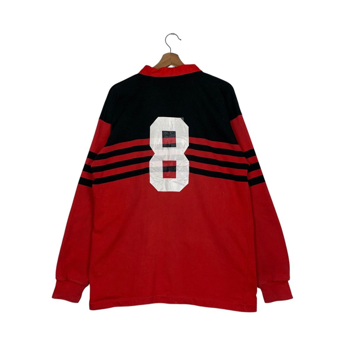 Vintage SUZUKI Sports Polo Rugby Shirt Kunitachi #1903-C83 Size US L / EU 52-54 / 3 - 8 Thumbnail
