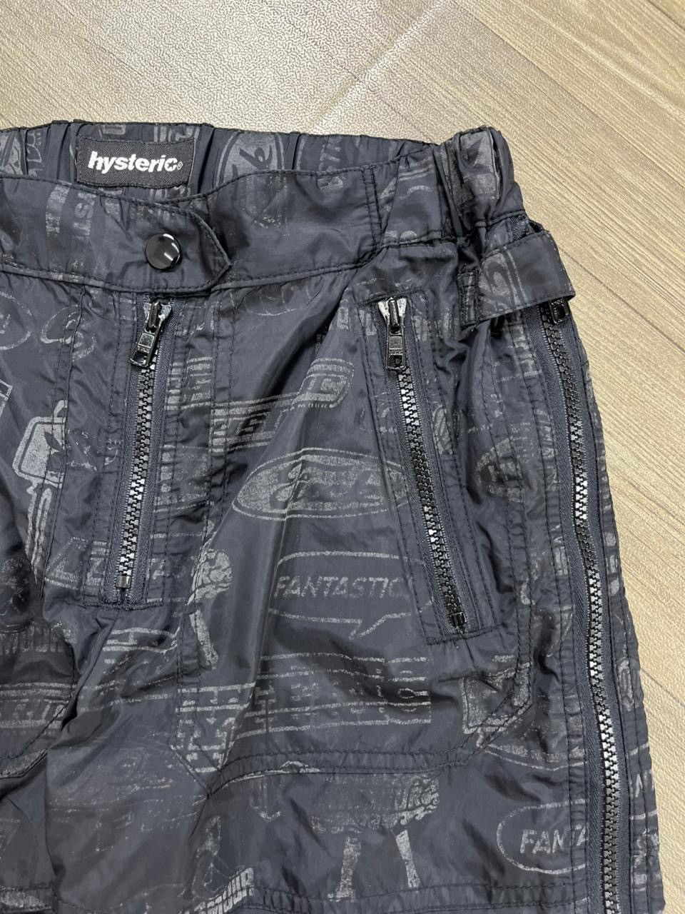 Hysteric Glamour Vintage 90's Hysteric Glamour Fullprint Nylon Pants Size US 27 - 7 Thumbnail