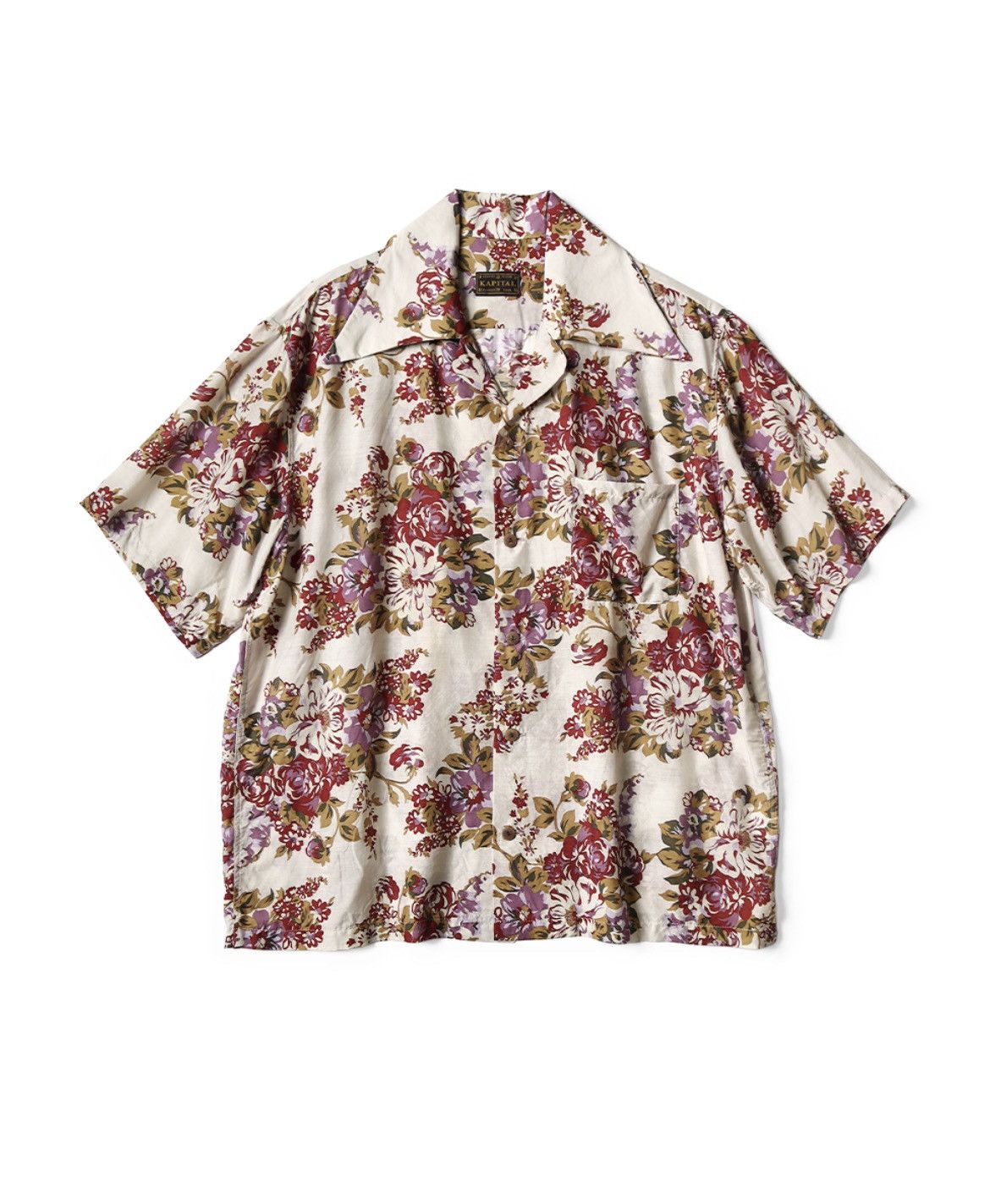 Kapital Kapital Silk rayon Champagne Maria aloha shirt size 3 Size US L / EU 52-54 / 3 - 2 Thumbnail