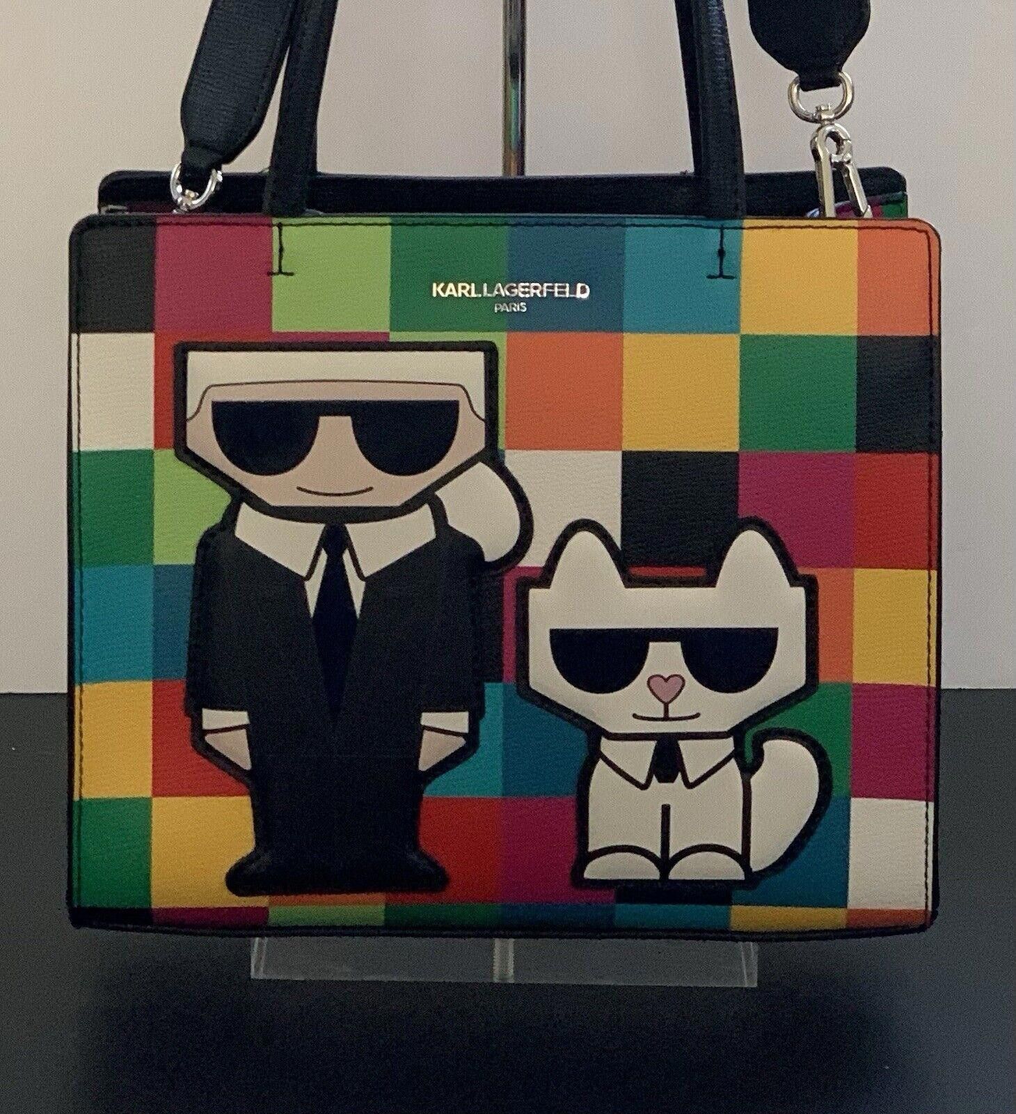 Karl Lagerfeld Karl Lagerfeld Maybelle Crossbody Bag Bright Color Squares Size ONE SIZE - 1 Thumbnail