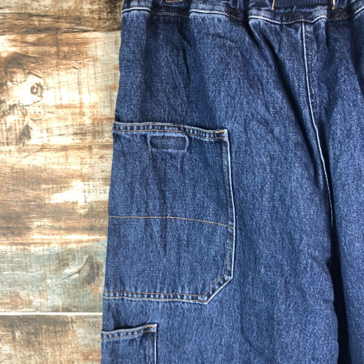Gramicci Gramicci Blue Denim utility jeans cargo Pants #A2096 Size US 31 - 21 Thumbnail