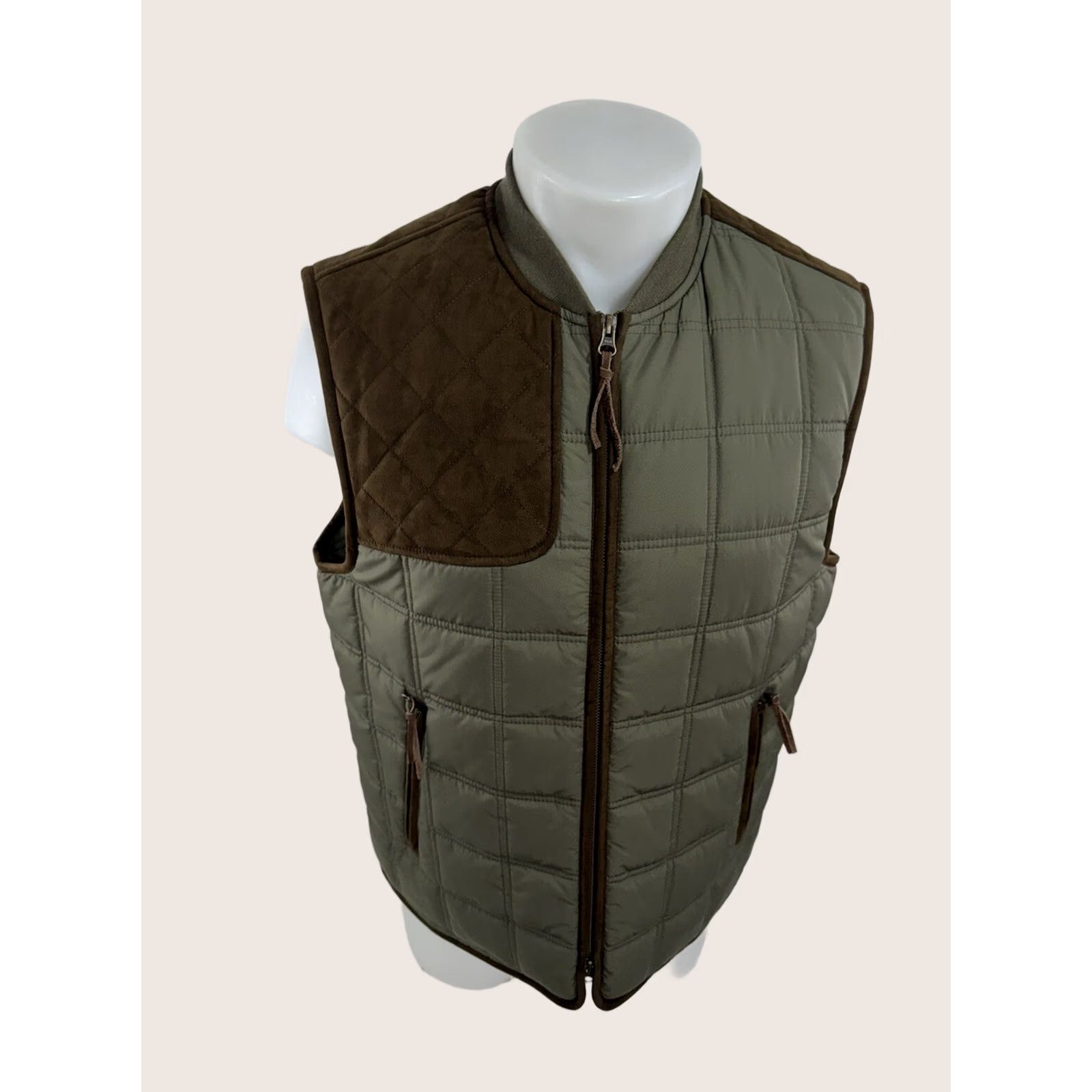 Vintage J. L. POWELL Vest Padded Hunting Western Mens M Green - MINT Size US M / EU 48-50 / 2 - 1 Thumbnail
