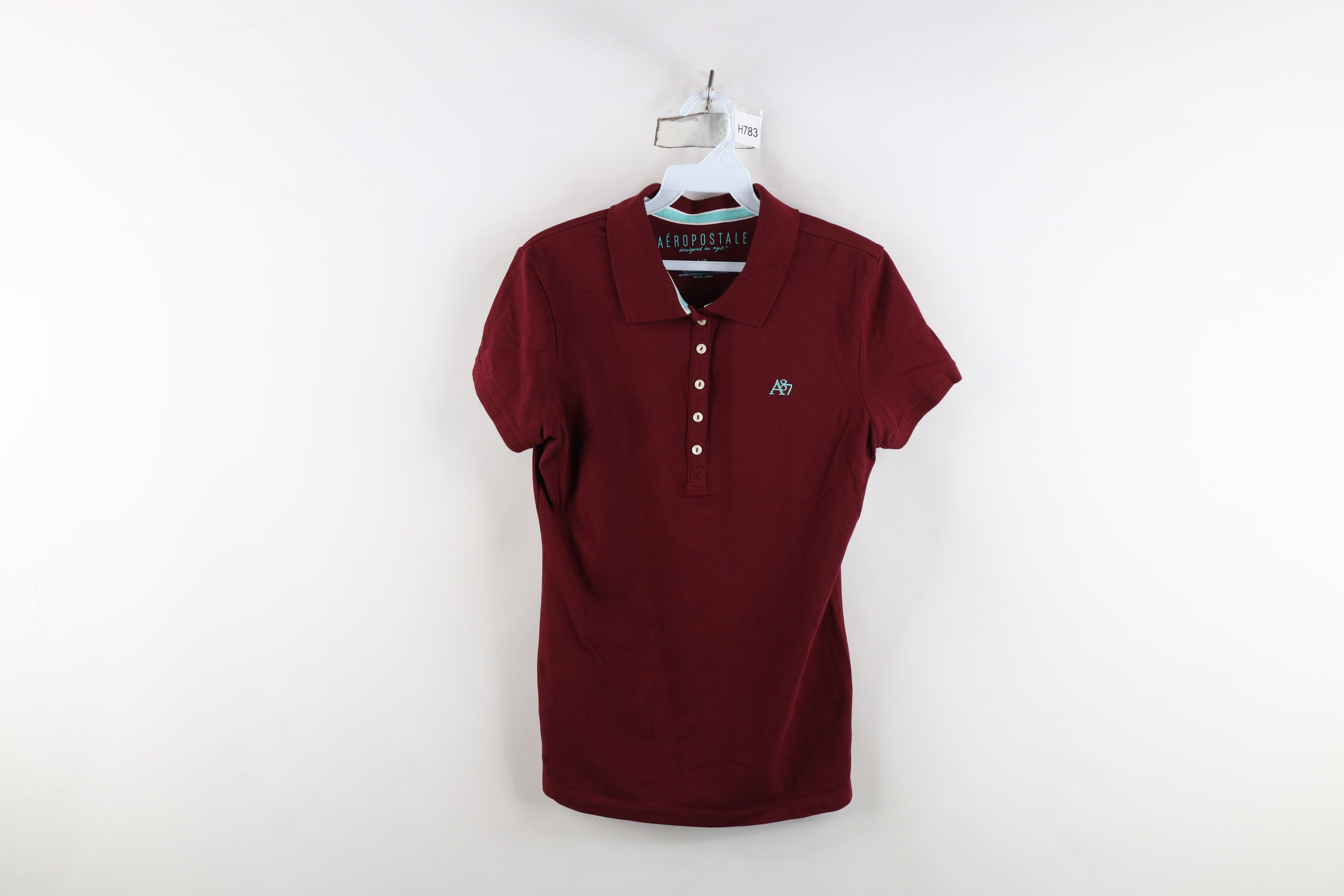 Aeropostale Vintage Y2K Aeropostale Bella Collared Polo Shirt Red Size L / US 10 / IT 46 - 1 Thumbnail