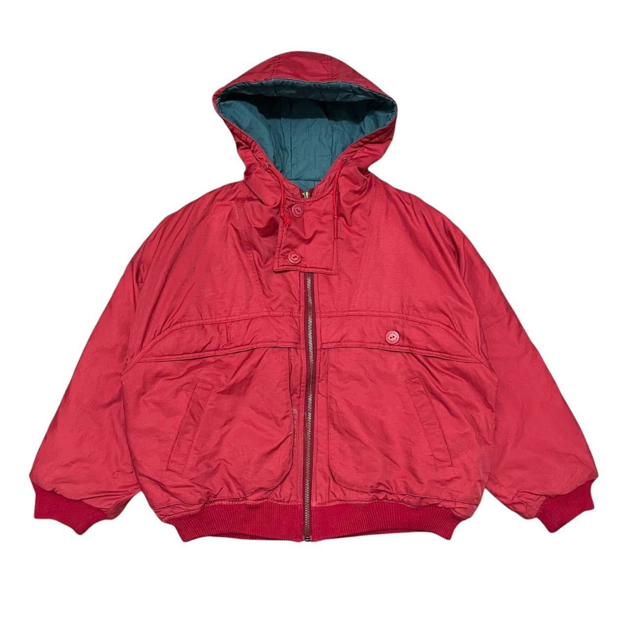 Benetton Vintage Benetton Bomber Jacket with Hood Size US S / EU 44-46 / 1 - 1 Thumbnail
