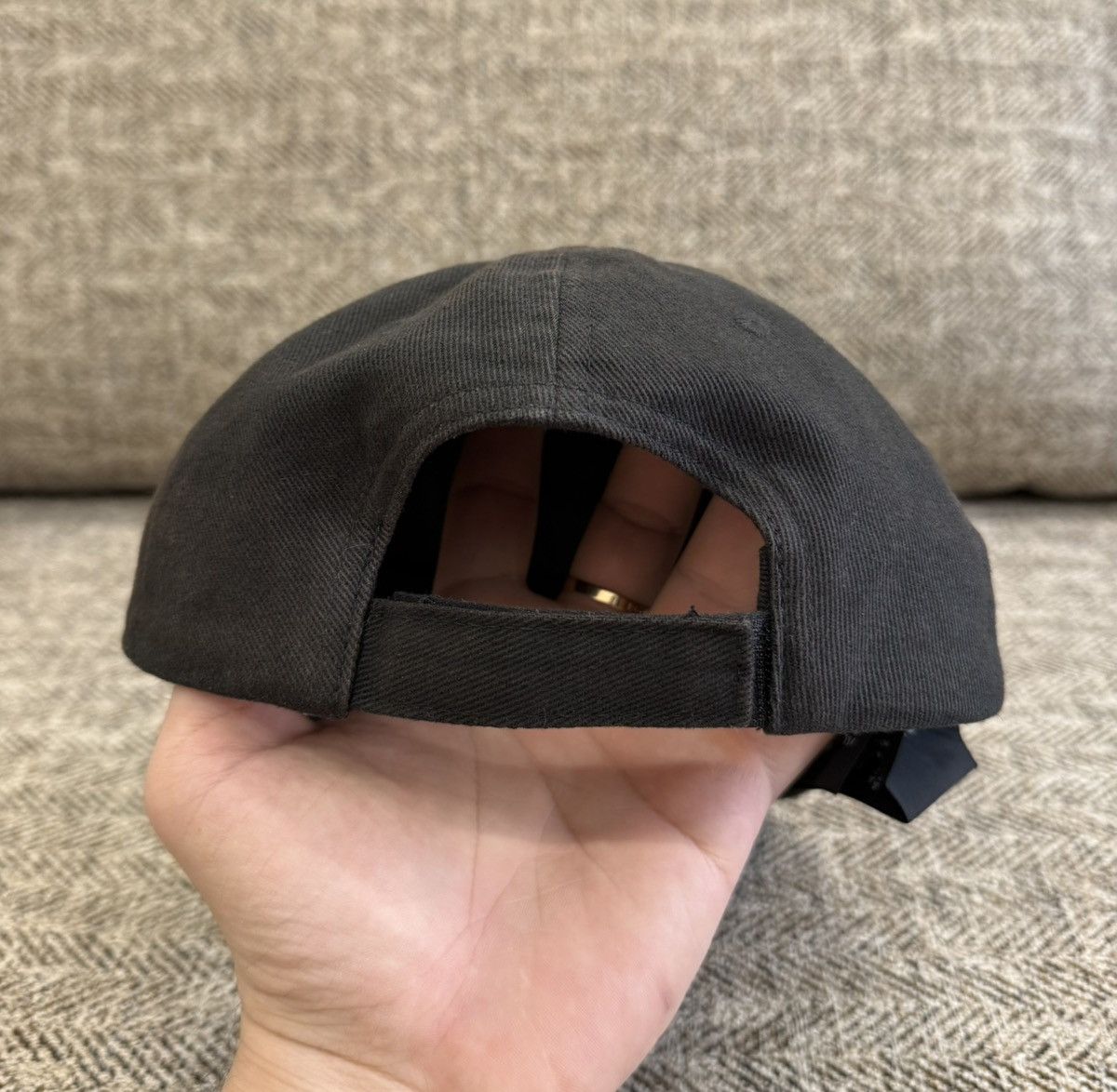 Balenciaga Balenciaga Mastercard Logo Baseball Cap Black Hat Size ONE SIZE - 8 Thumbnail