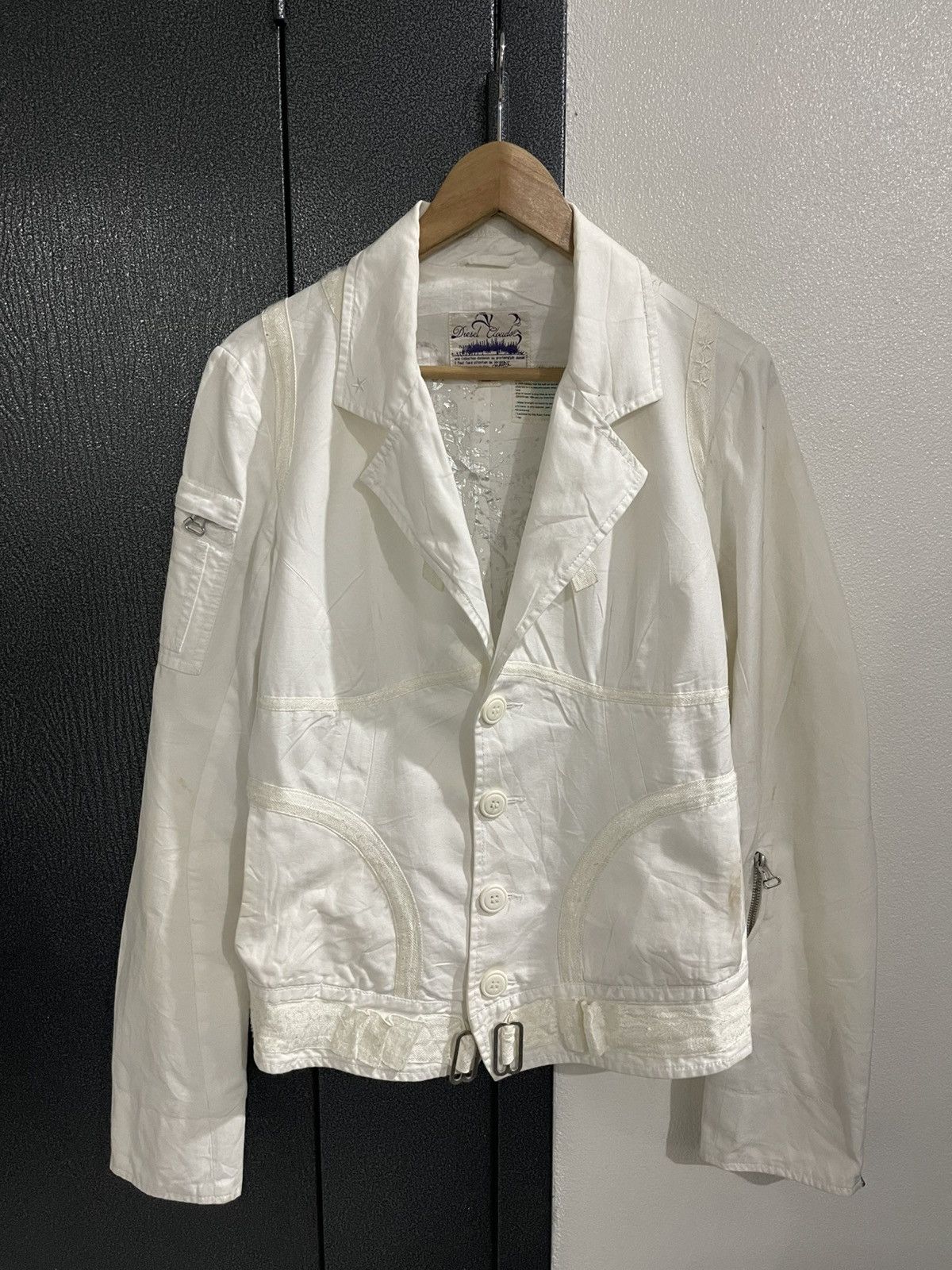 Diesel Diesel Parachute White Jacket Size M / US 6-8 / IT 42-44 - 1 Thumbnail