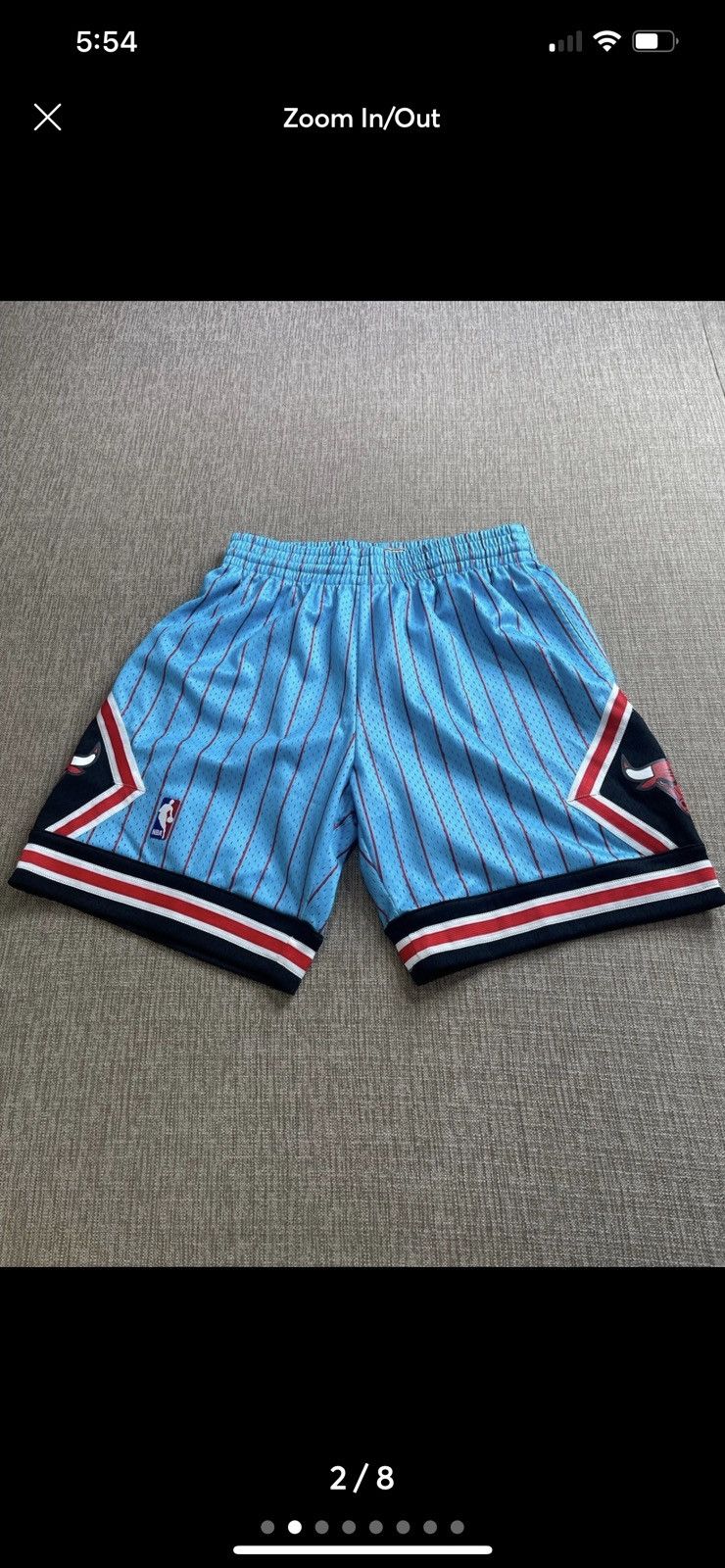 Mitchell & Ness Chicago Bulls Hardwood Classic Reload Swingman Shorts Size US 34 / EU 50 - 2 Thumbnail