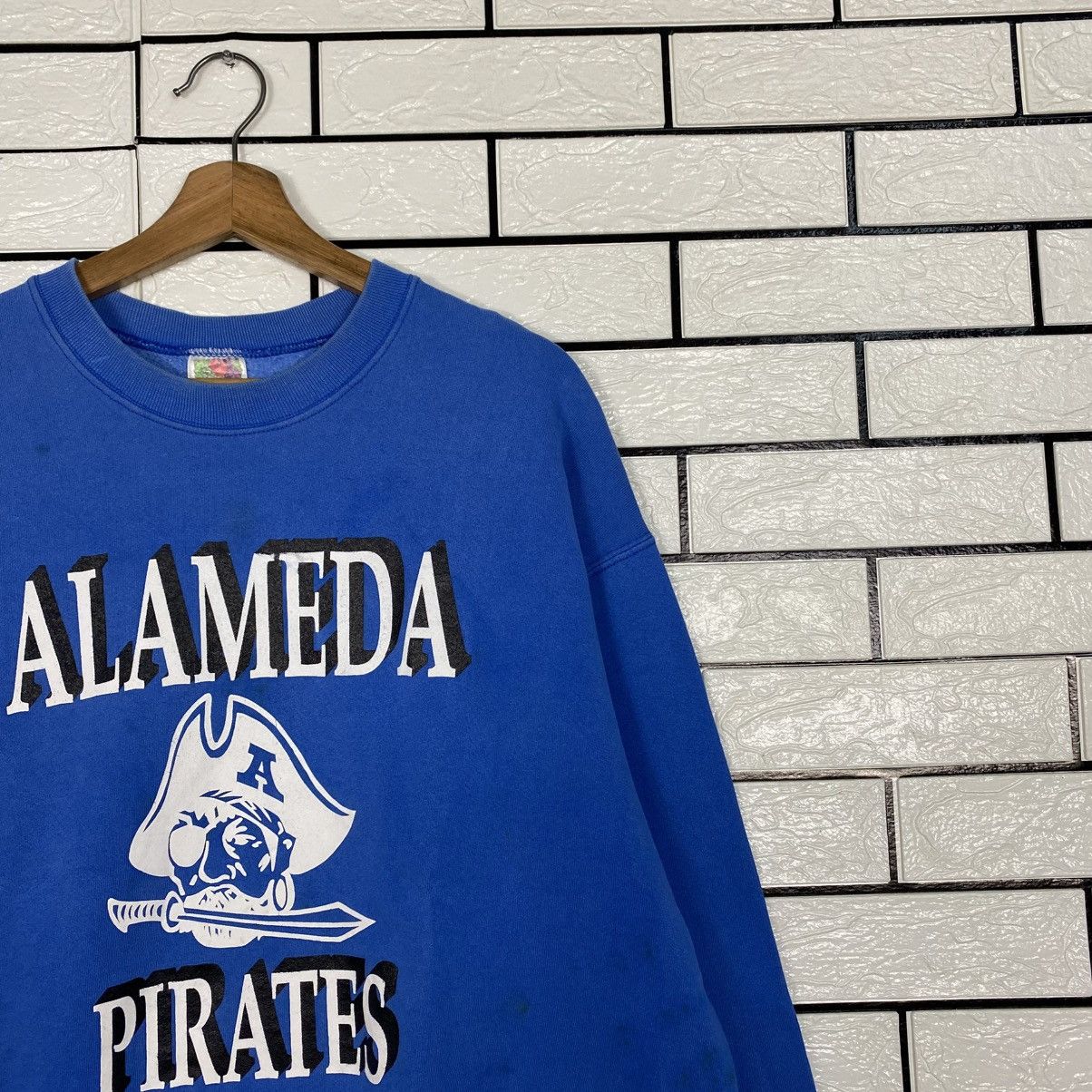 Vintage 📌Vintage Sweatshirt Crewneck Usa Alameda Pirates Big Logo Size US XL / EU 56 / 4 - 7 Thumbnail