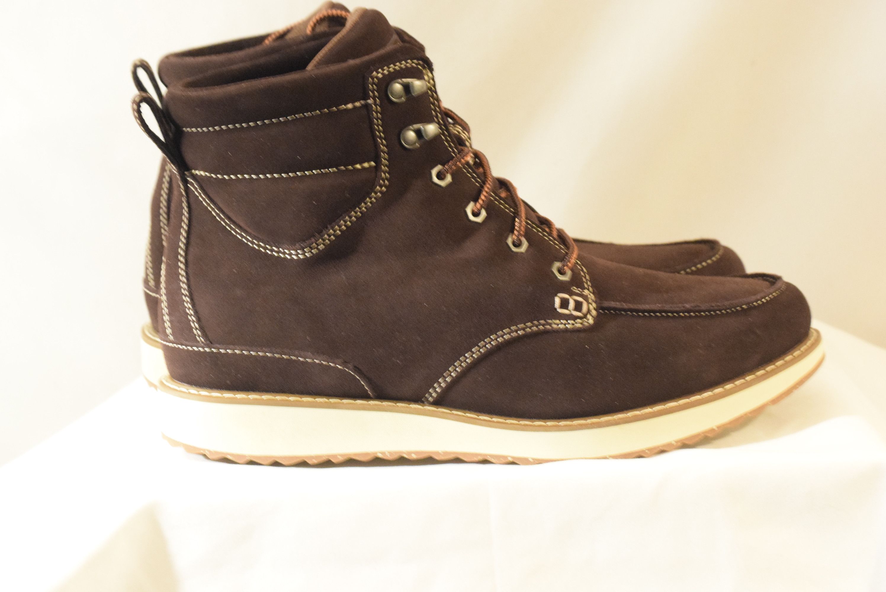 L.L. Bean L.L. Bean Stonington Boots, Men's Suede Moc-Toe Size US 13 / EU 46 - 2 Thumbnail