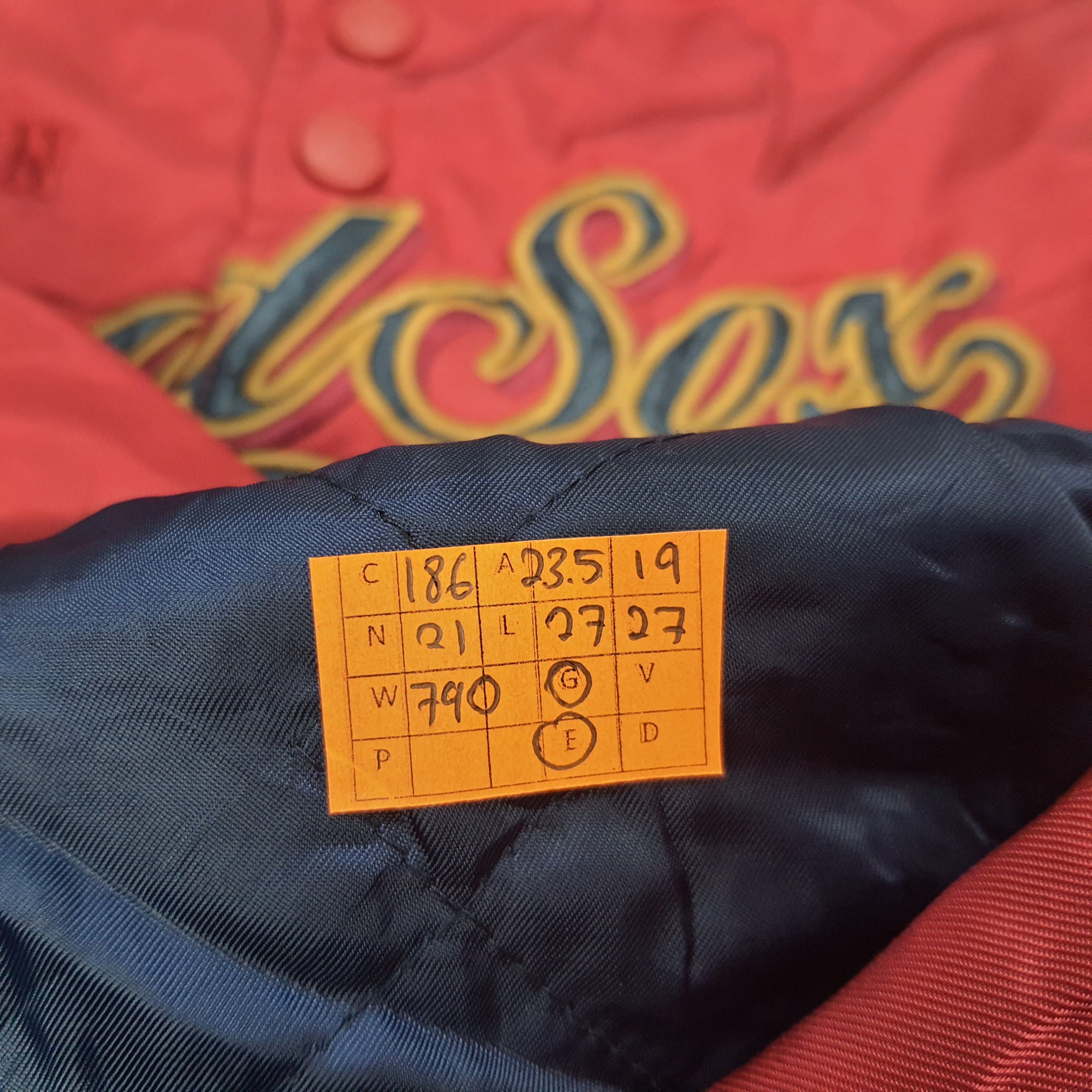 MLB × Vintage Vintage MLB Boston Red Sox Sportswear Player Varsity Jacket Size US L / EU 52-54 / 3 - 9 Thumbnail