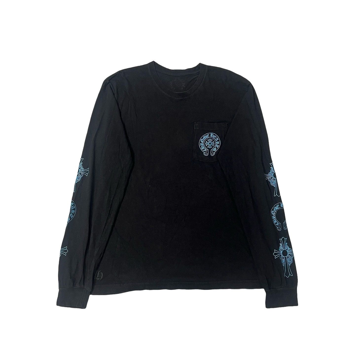 Chrome Hearts Chrome hearts rolling stones blue tongue longsleeve