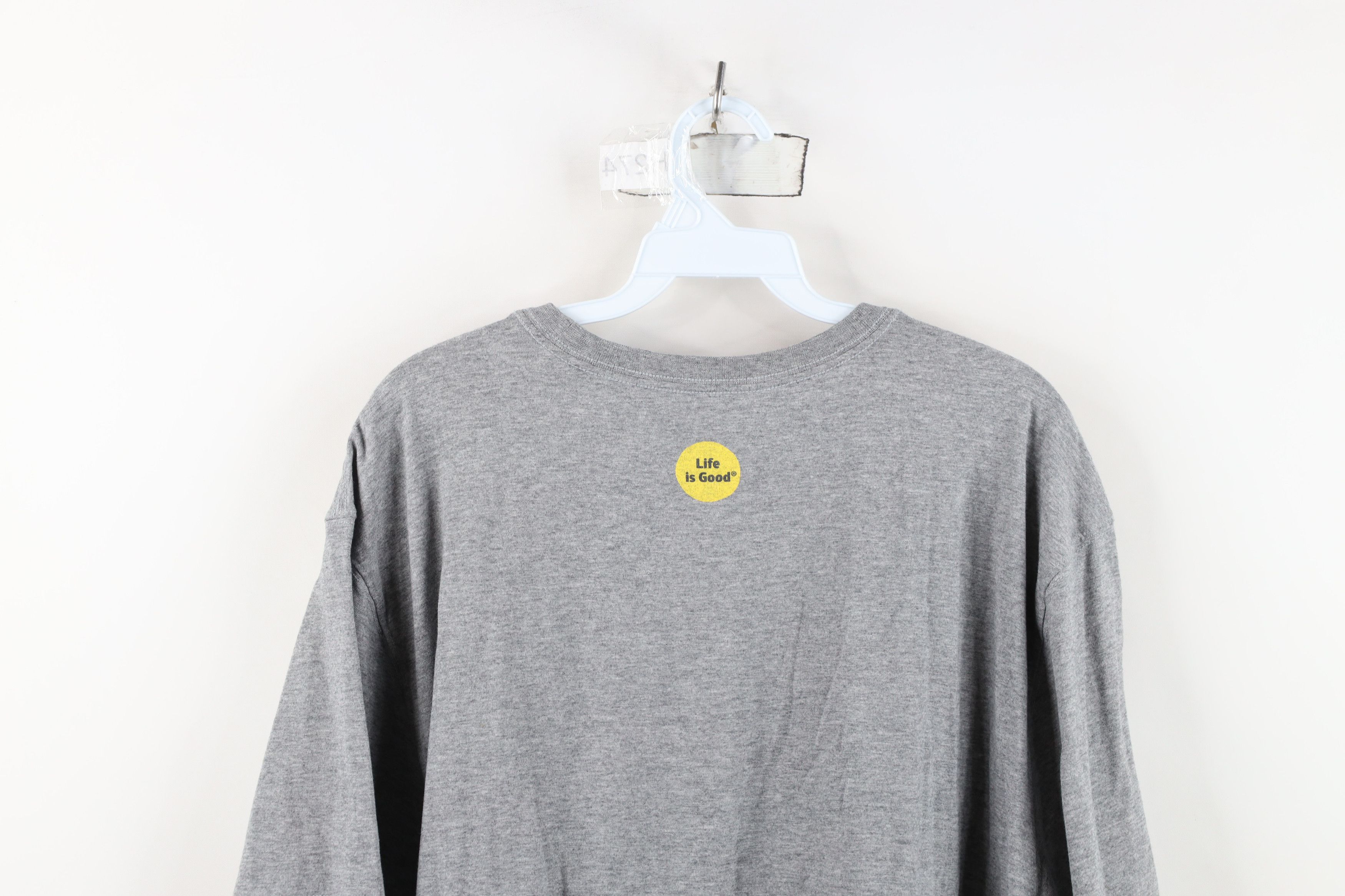 Life is Good Life Is Good Mowtown Funny Dad Short Sleeve T-Shirt Gray Size US XL / EU 56 / 4 - 13 Thumbnail