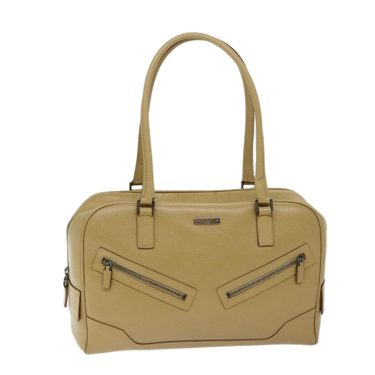 Gucci Jackie Beige Leather Handbag (Pre-Owned) Size ONE SIZE - 1 Thumbnail