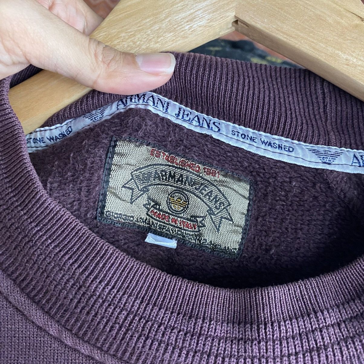 Giorgio Armani Giorgio Armani jeans vintage patches centre logo sweatshirt Size US M / EU 48-50 / 2 - 10 Thumbnail