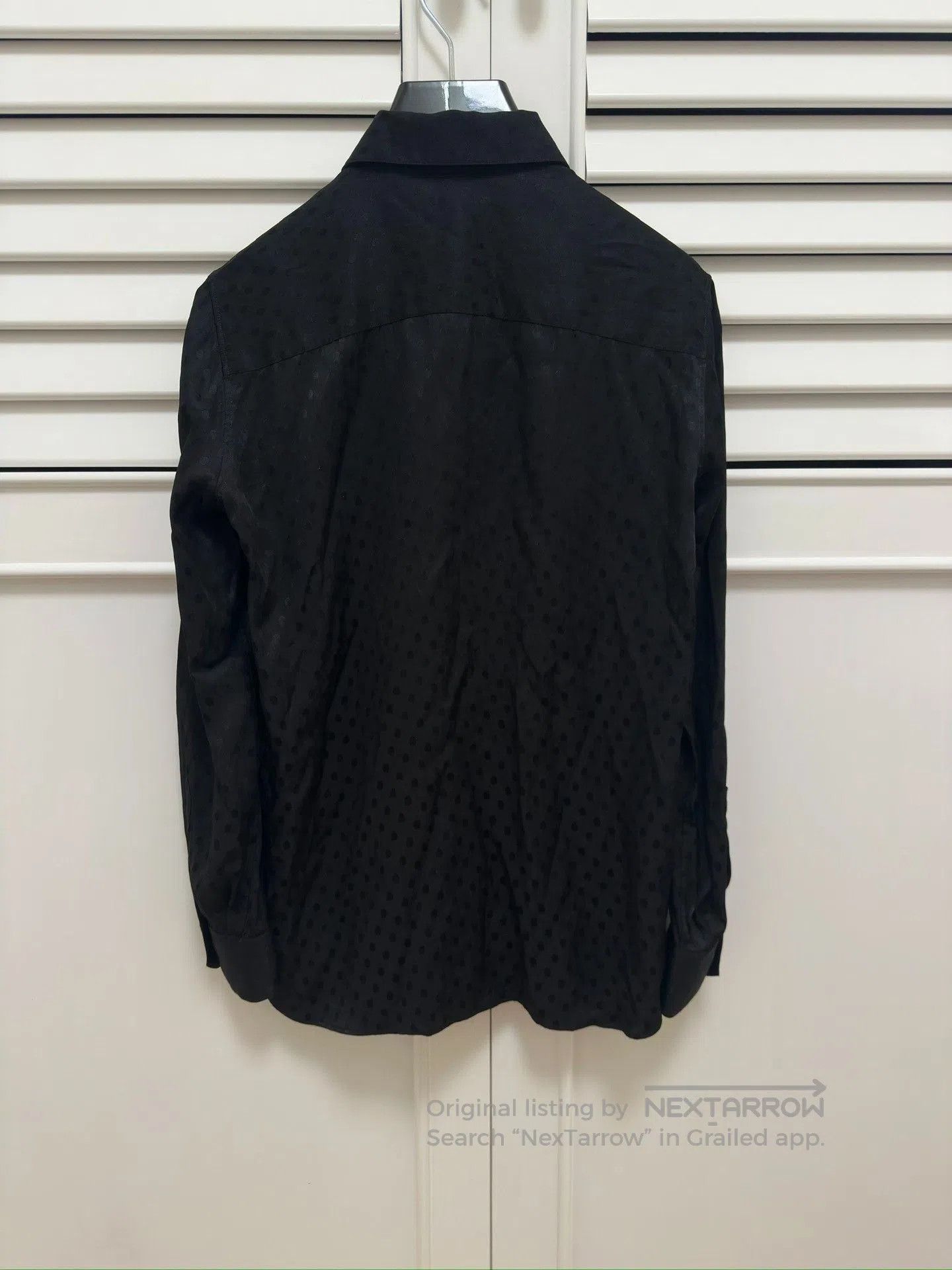 Celine Celine Black Polka Dot Silk Shirt 38. Size S / US 4 / IT 40 - 3 Thumbnail