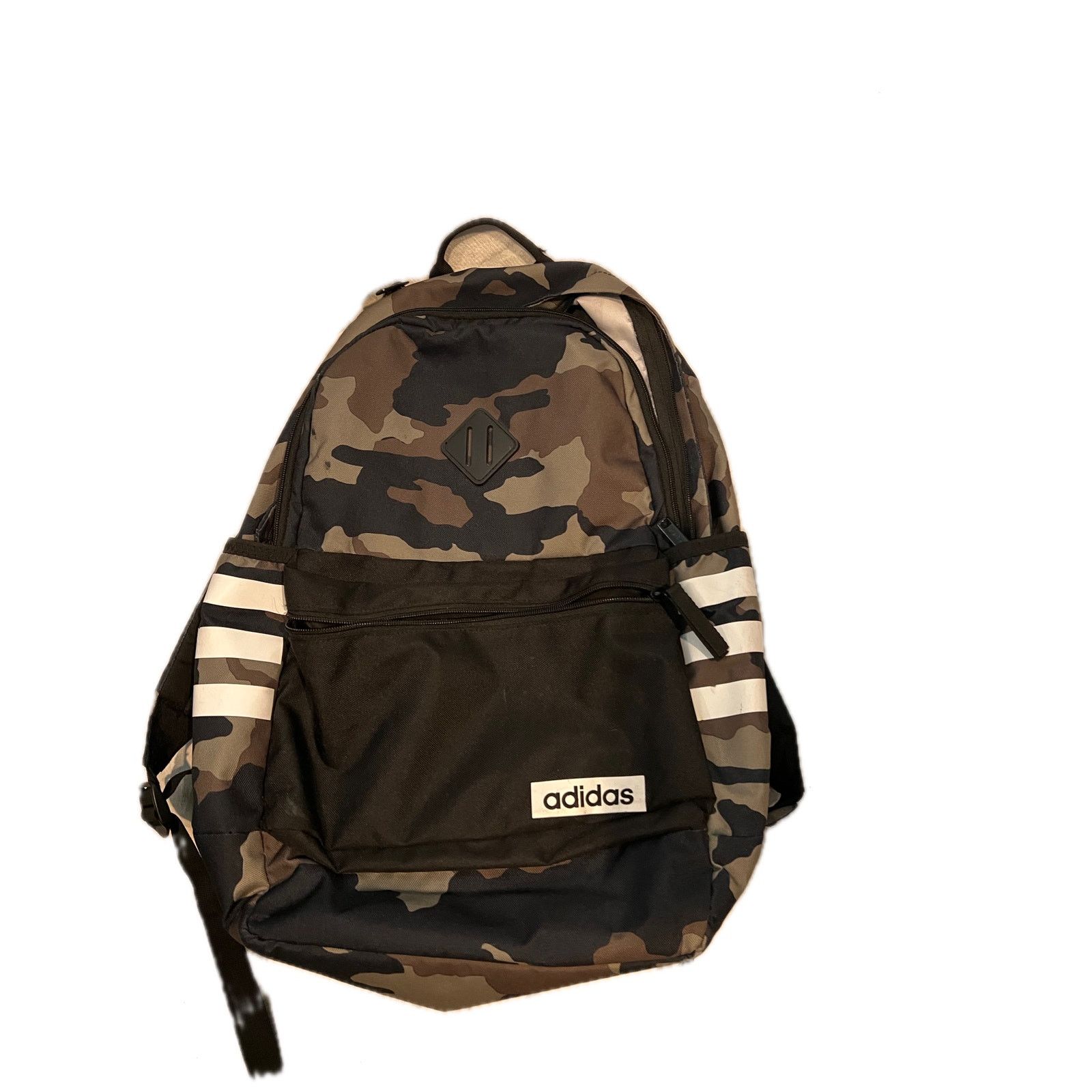 Adidas Adidas Classic 3-Stripes III Backpack Legacy Green Camo Size 26 - 1 Thumbnail