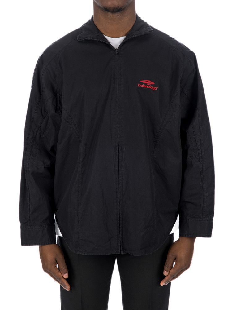 Balenciaga o1mt1gz0924 3B Sports Icon Tracksuit Shirt in Black Size US XL / EU 56 / 4 - 1 Thumbnail
