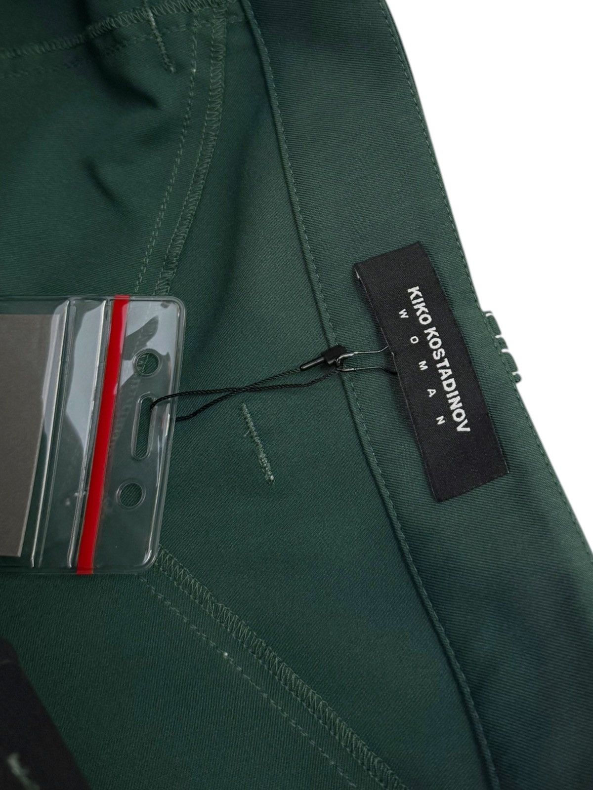 Kiko Kostadinov SS23 Angled Baggy Green Trouser Pant Size 27" / US 4 / IT 40 - 12 Thumbnail