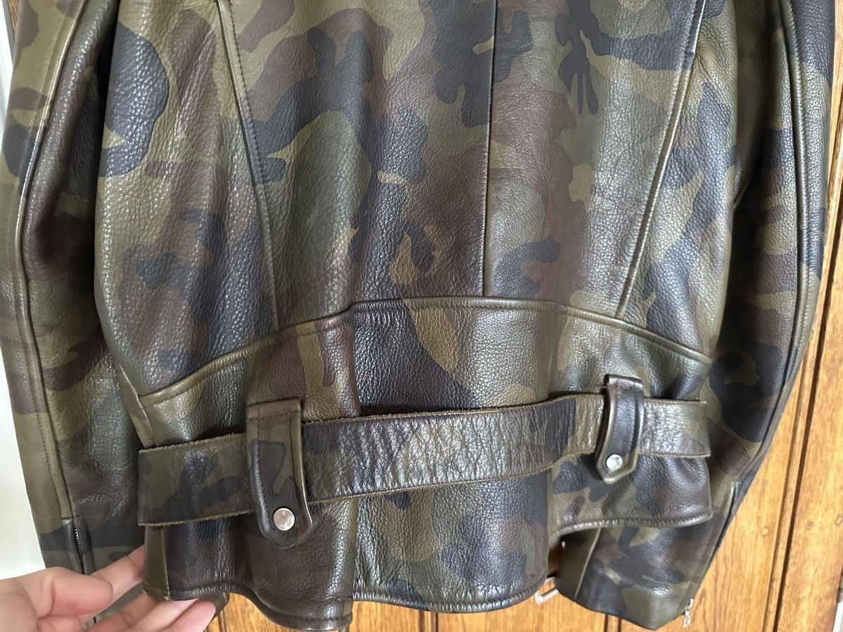 Pyer Moss The grail Pyer Moss camouflage camo biker leather jacket XL Size US XL / EU 56 / 4 - 19 Thumbnail