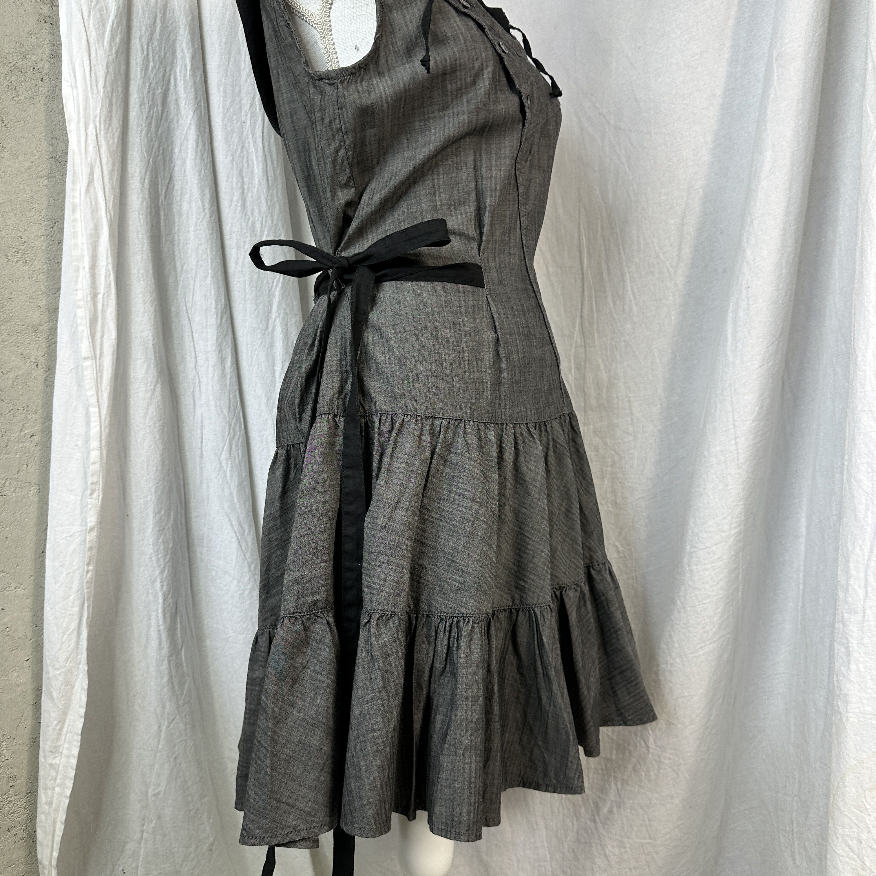 Diesel × Vintage Vintage Y2K Avant Garde Diesel Hoodie Dress Size M / US 6-8 / IT 42-44 - 5 Thumbnail
