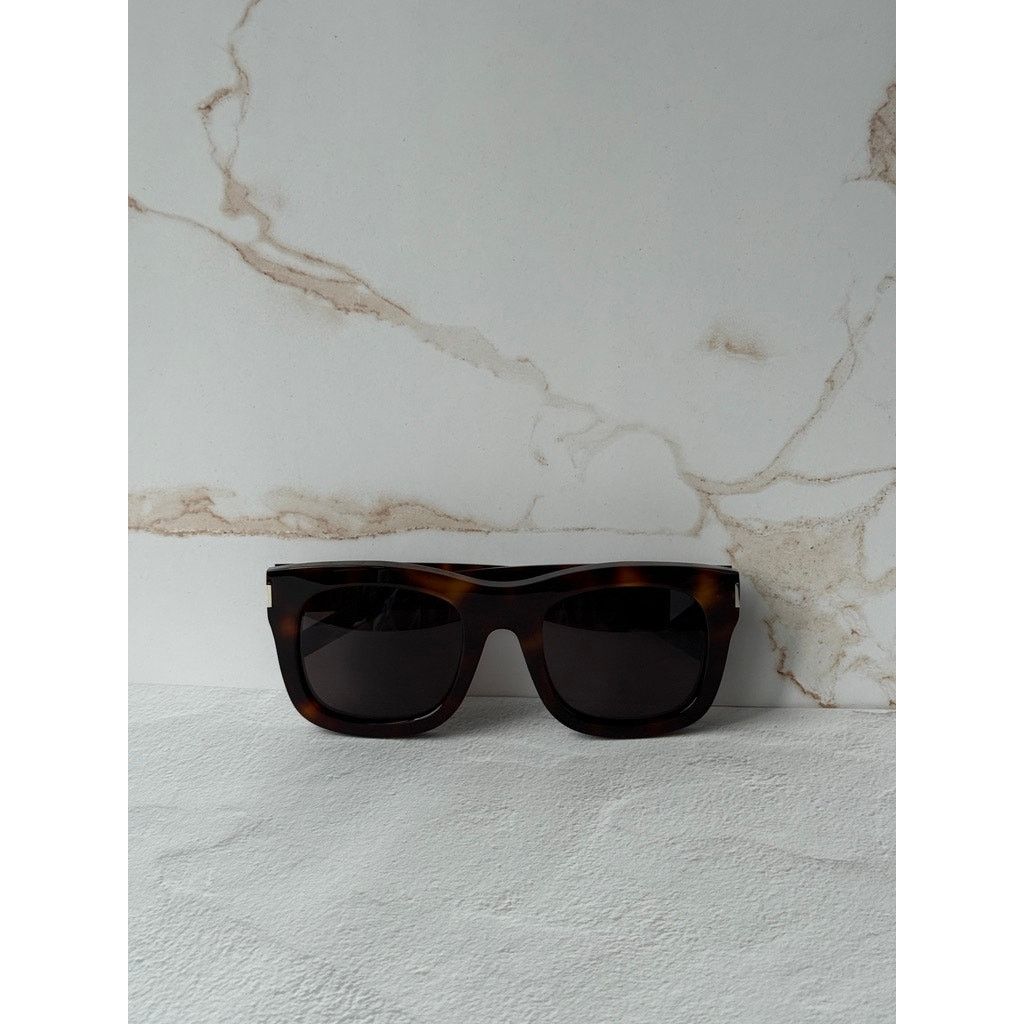 Saint Laurent Paris NEW Saint Laurent SL650 Monceau Brown Unisex Sunglasses Size ONE SIZE - 9 Thumbnail
