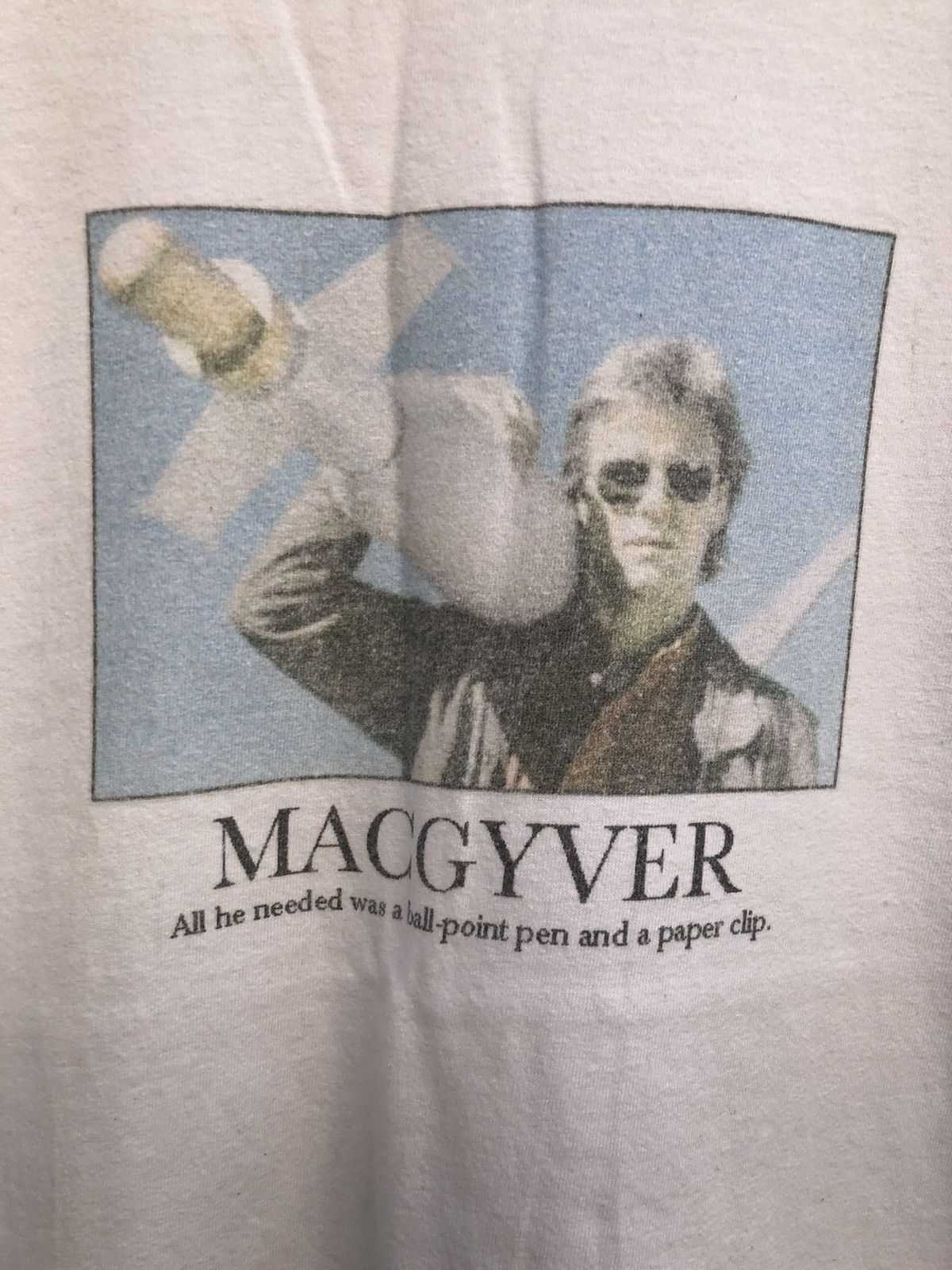 Vintage Rare‼️ Vintage Macgyver Movie Promo Tee Size US M / EU 48-50 / 2 - 3 Thumbnail