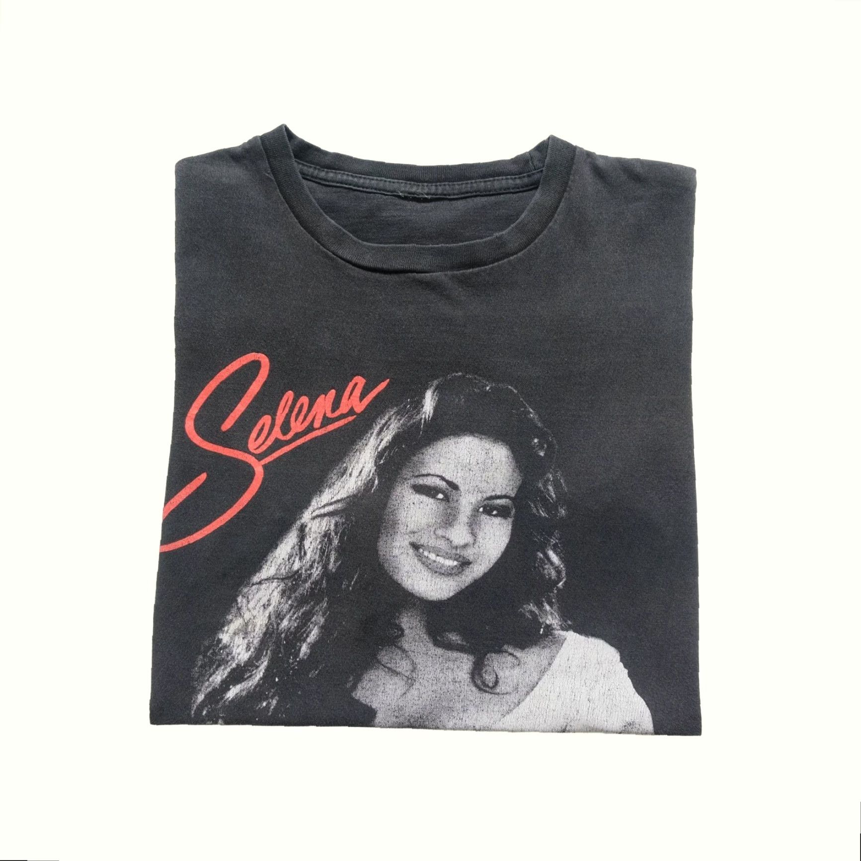 Fruit Of The Loom VINTAGE SALENA SALSA MUSIC TOUR GRAPHIC T SHIRT 90s Y2K FADED BLUE GRAPHIC SZ SM MEN Size US S / EU 44-46 / 1 - 2 Thumbnail