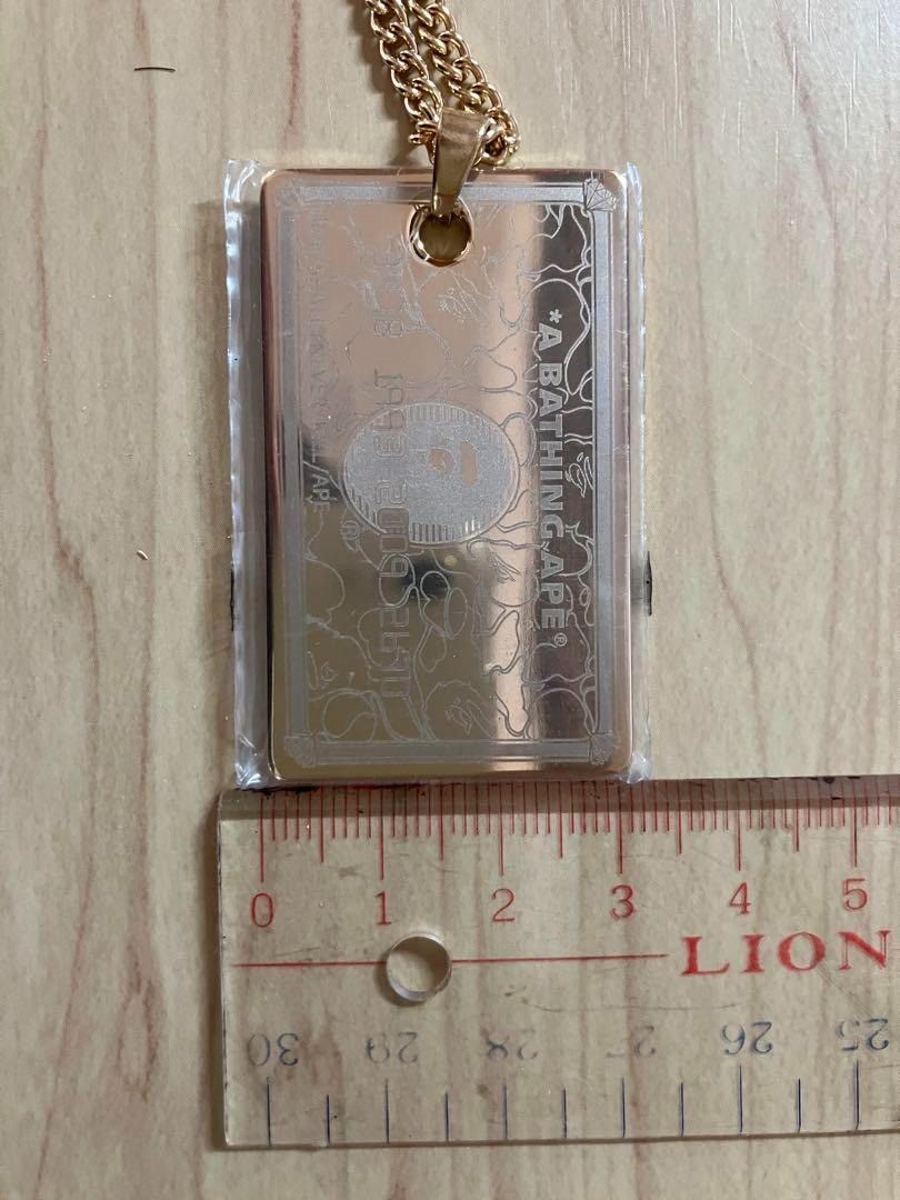 Bape NEW! Bape Card Member Exclusive Bapex Card Necklace Size ONE SIZE - 7 Thumbnail