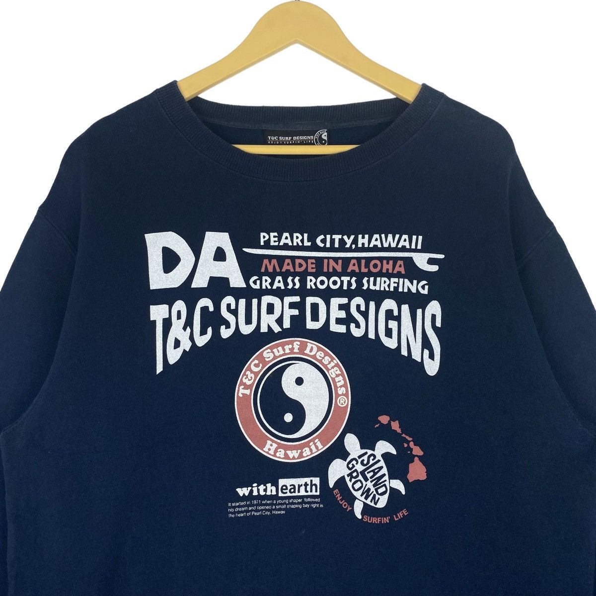 Designer × Vintage T&C Surf Designs Sweatshirt Crewneck Pullover Jumper Size US L / EU 52-54 / 3 - 2 Thumbnail