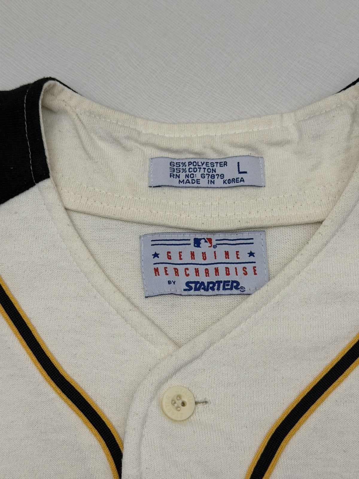 Starter Vintage 90s Pittsburgh Pirates MLB Stater Tailsweep Script L Size US L / EU 52-54 / 3 - 4 Thumbnail