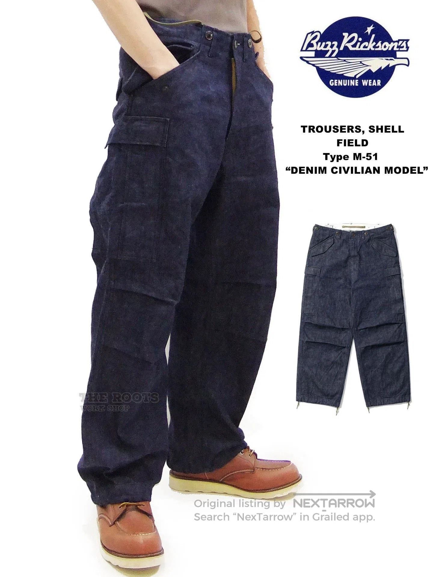 Buzz Rickson's Buzz Rickson's M51 Military Cargo Pants. Size US 26 / EU 42 - 1 Thumbnail