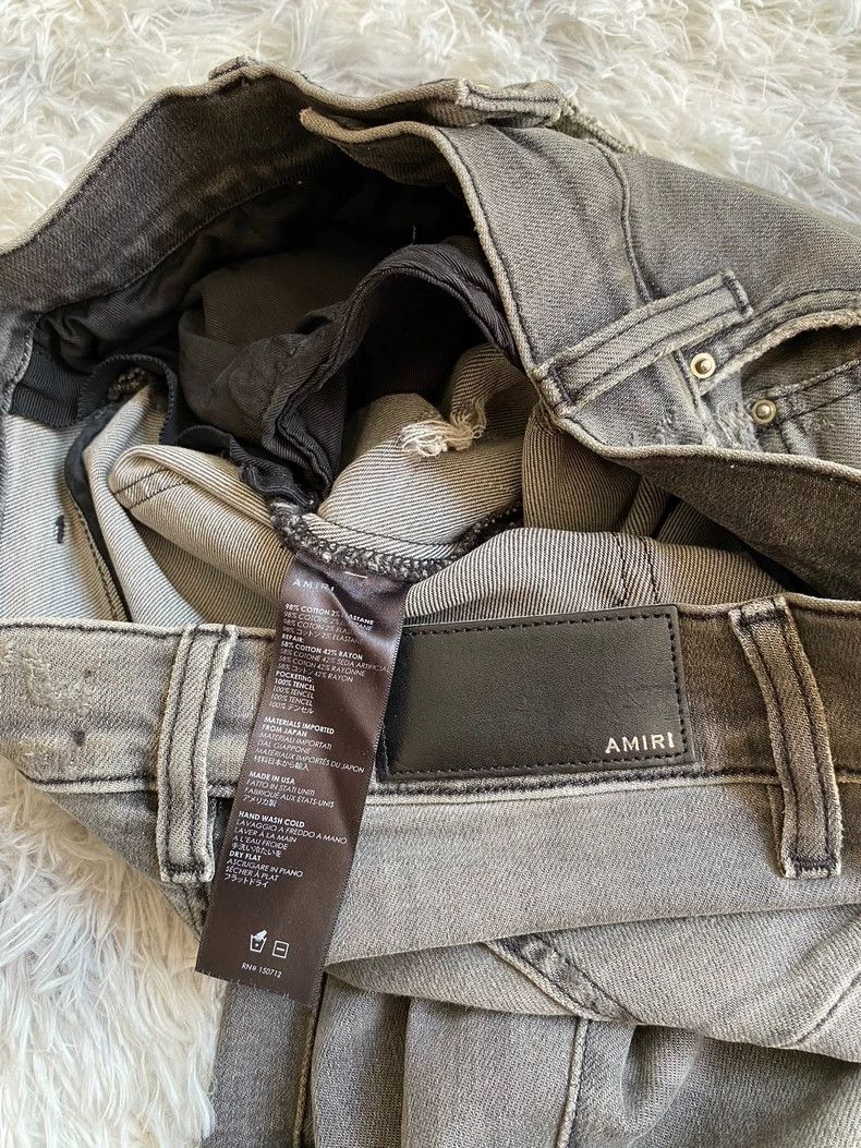 Amiri Amiri 16ss PPX1 Patchwork OG First Year Jeans 2502-Nextarro Size US 28 / EU 44 - 6 Thumbnail