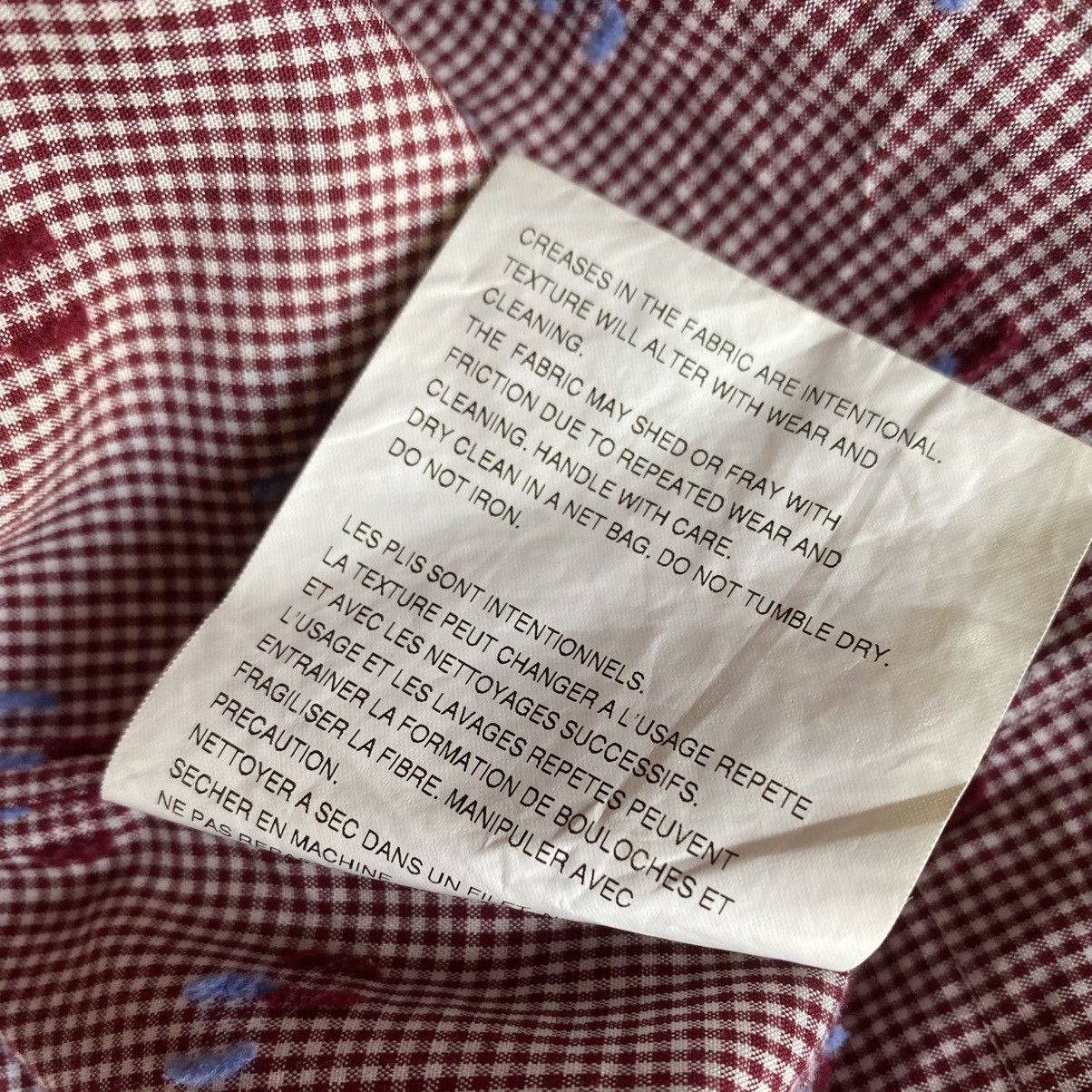 Comme des Garcons Vintage 2001 Red Plaid Shirt Size US M / EU 48-50 / 2 - 7 Thumbnail
