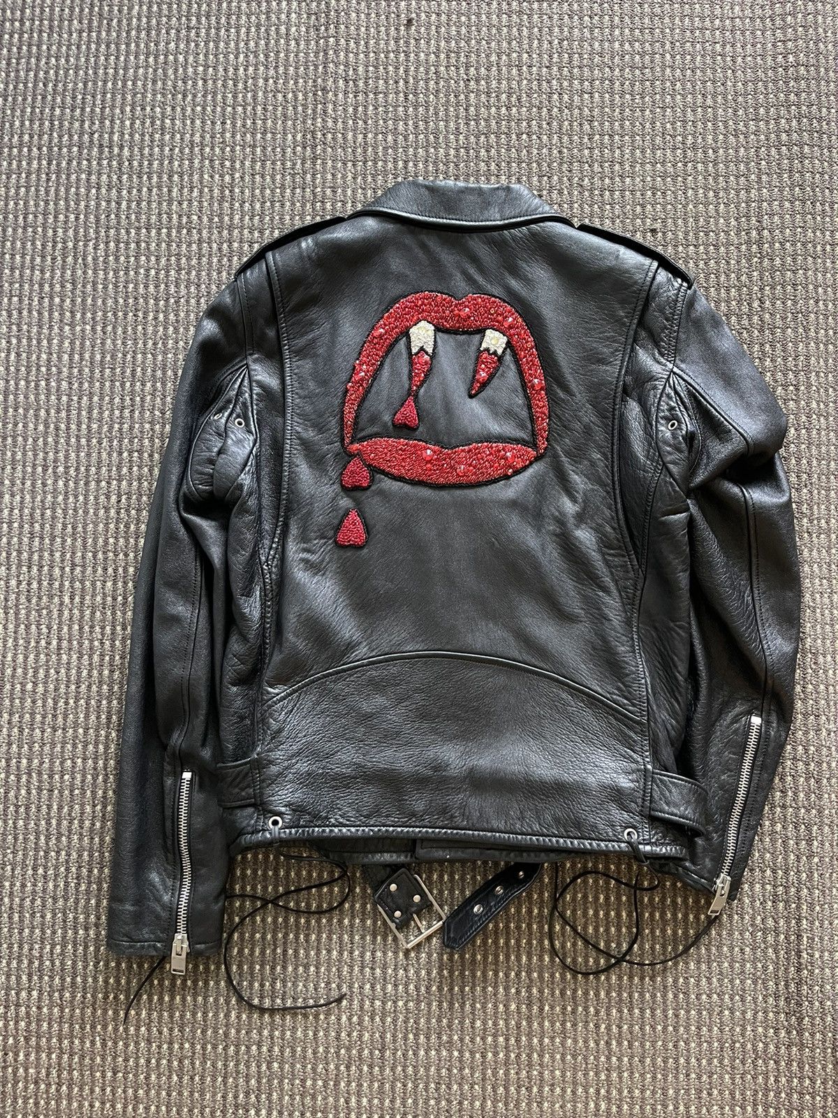 Saint Laurent Paris SLP 2017SS Blood Bust L17 Leather Jacket Size US M / EU 48-50 / 2 - 1 Thumbnail