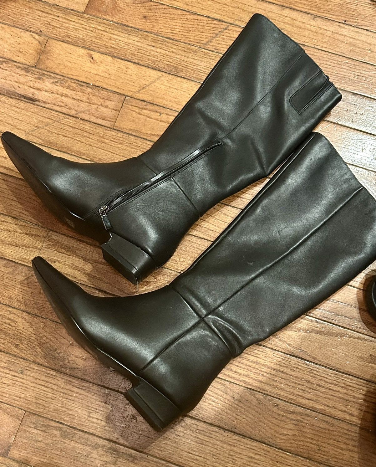 Jason Wu Jason Wu All Leather low Block Heel Size US 7.5 / IT 37.5 - 6 Thumbnail