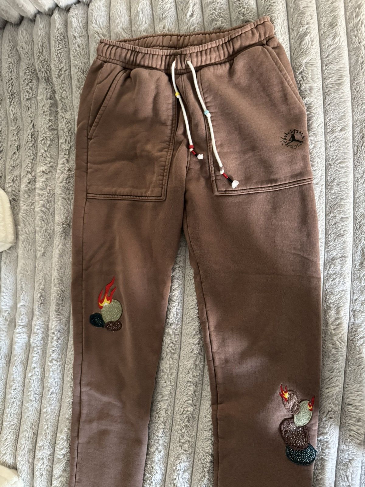 Nike × Travis Scott cactus jack travis scott jordan fleece pants archaeo nike Size US 30 / EU 46 - 11 Thumbnail