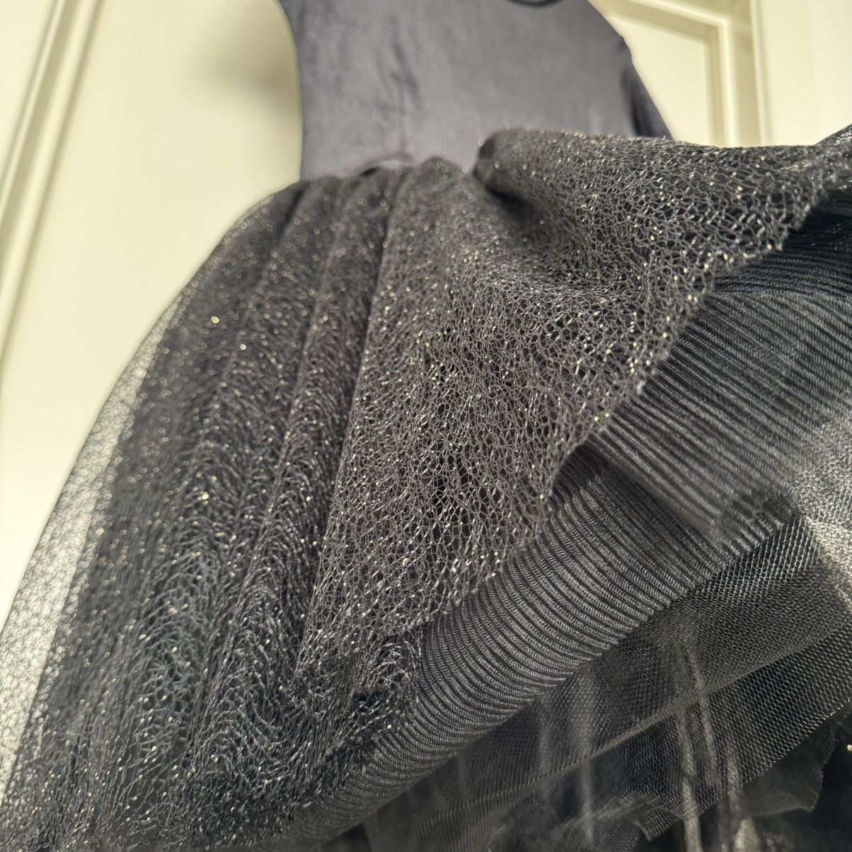 Maje NEW Velvet Lace Tulle dress ✨ French Designer Label Size S / US 4 / IT 40 - 10 Thumbnail