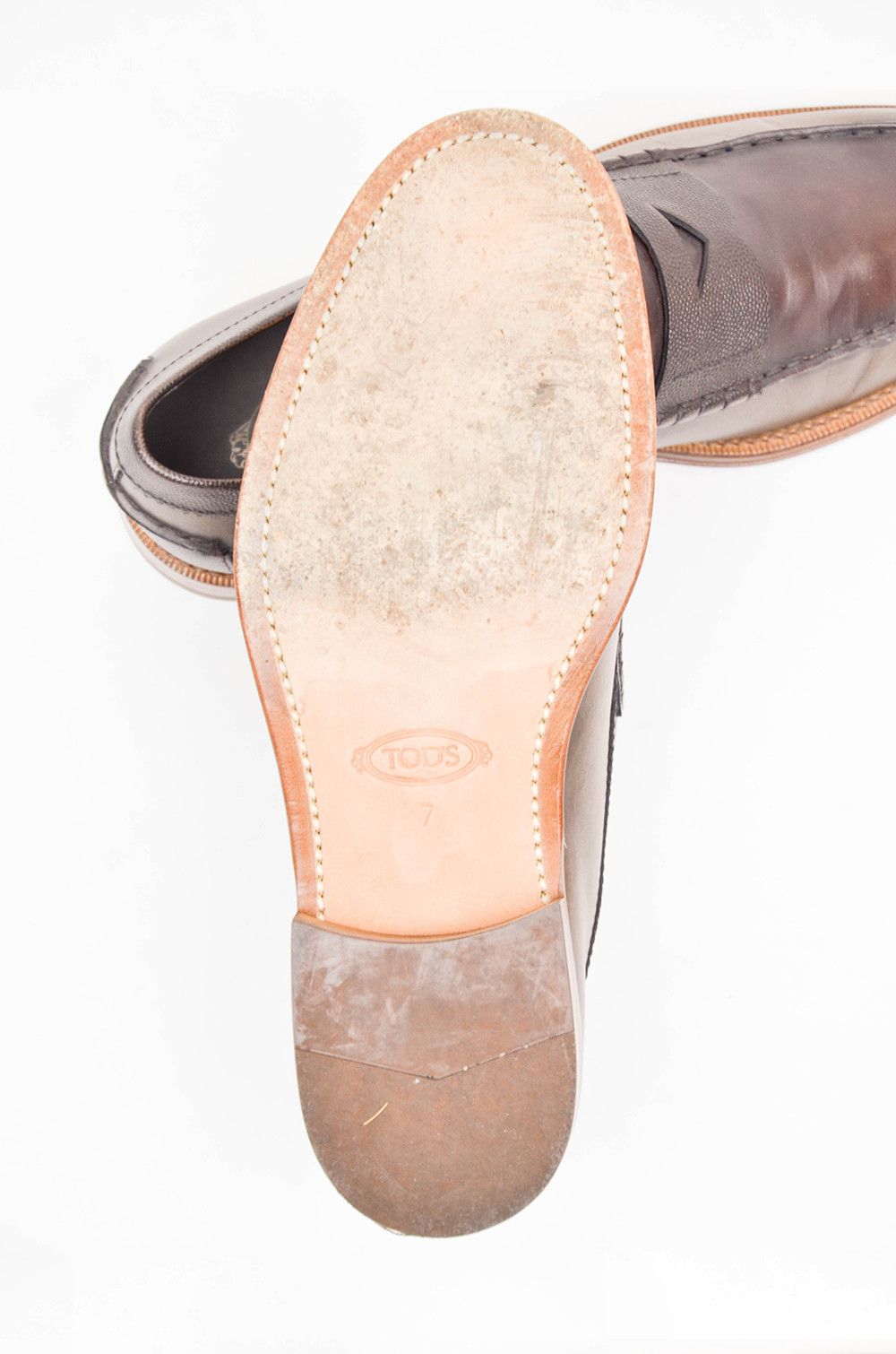 Tod's TOD’S Men’s Brown Leather Penny Loafers – Size 7 Size US 7 / EU 40 - 13 Thumbnail