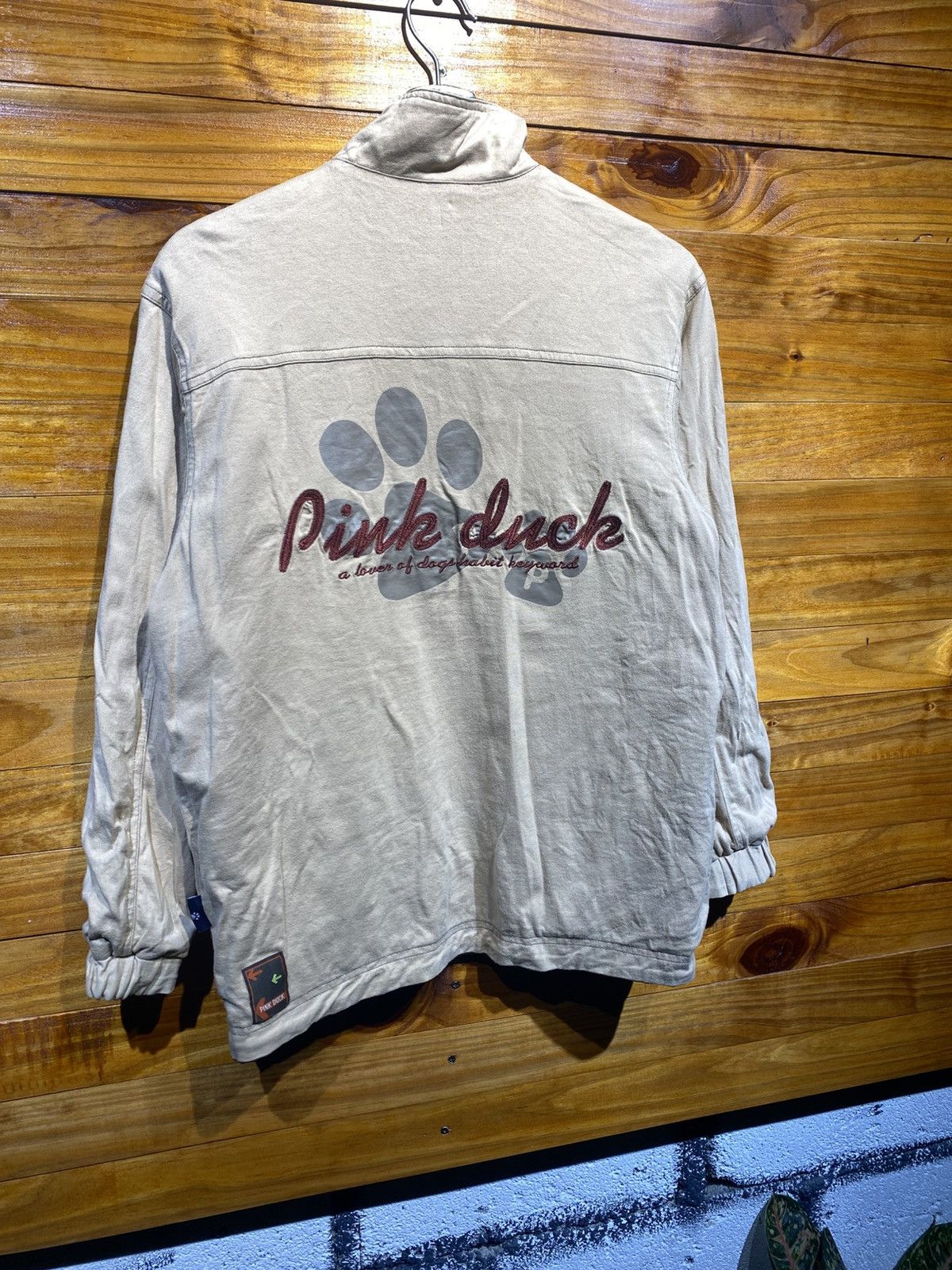Japanese Brand Vintage Pink Duck Club Brown Windbreaker Jacket Outdoor Size US S / EU 44-46 / 1 - 15 Thumbnail