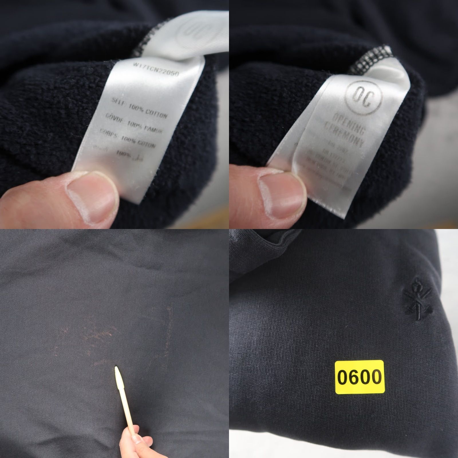 Opening Ceremony Opening Ceremony Hoodie Short Sleeve Black S Adults Unisex Size S / US 4 / IT 40 - 9 Thumbnail