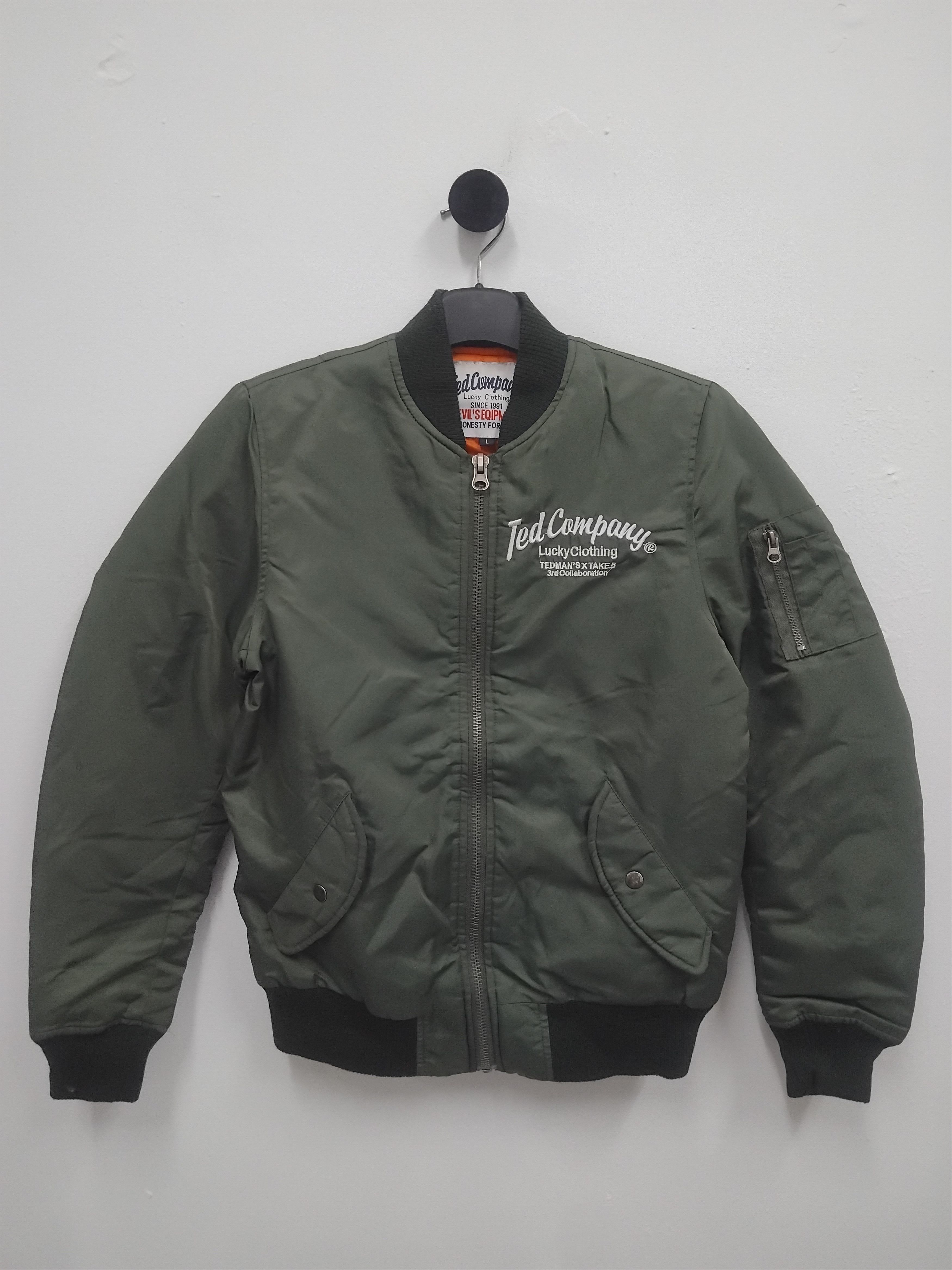 Japanese Brand 💥Tedman company take 5 Green military jacket Size US M / EU 48-50 / 2 - 4 Thumbnail