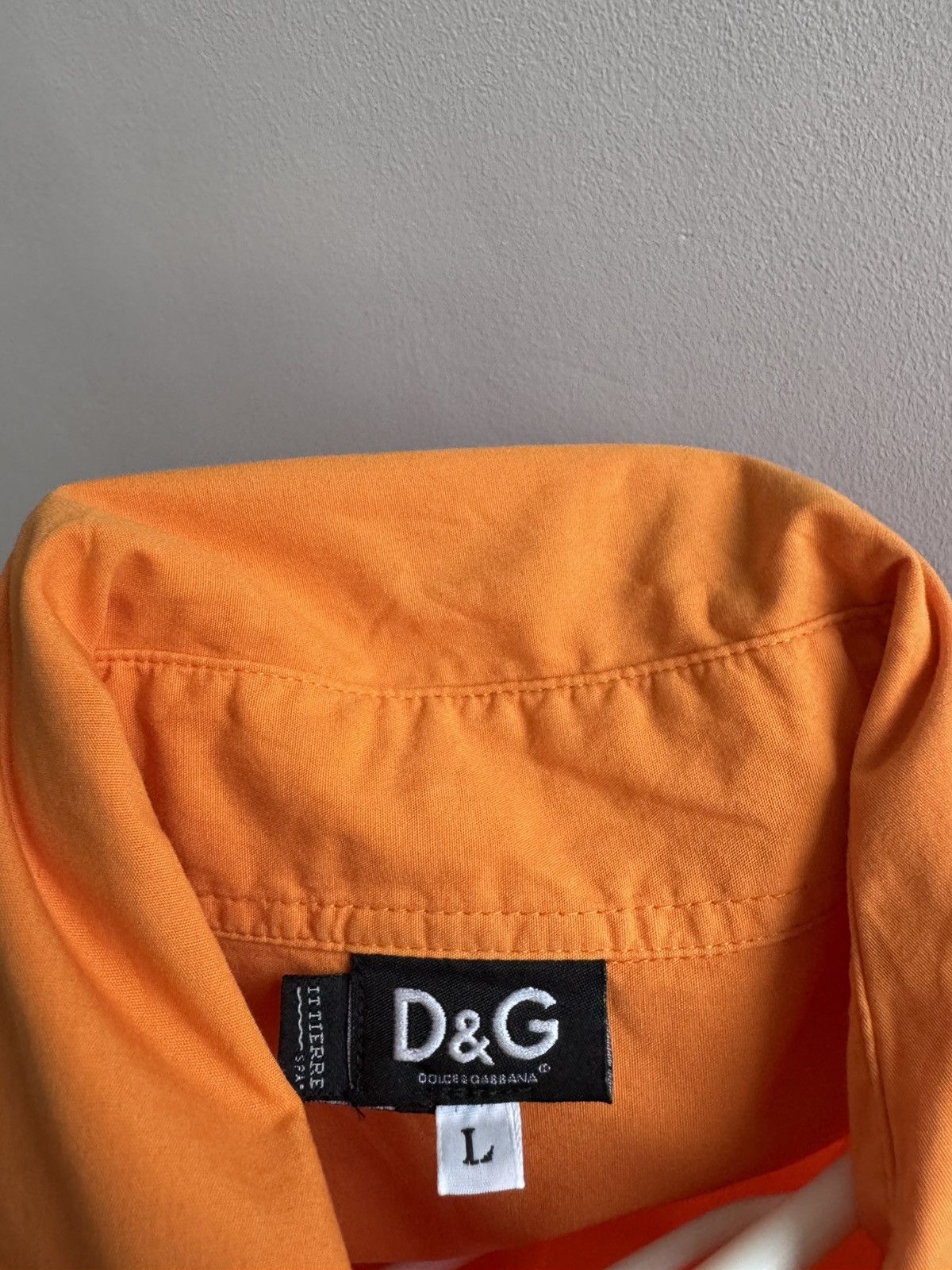 Dolce & Gabbana Dolce Gabbana D&G vintage 90s 00s short sleeve shirt Sz L Size US L / EU 52-54 / 3 - 12 Thumbnail