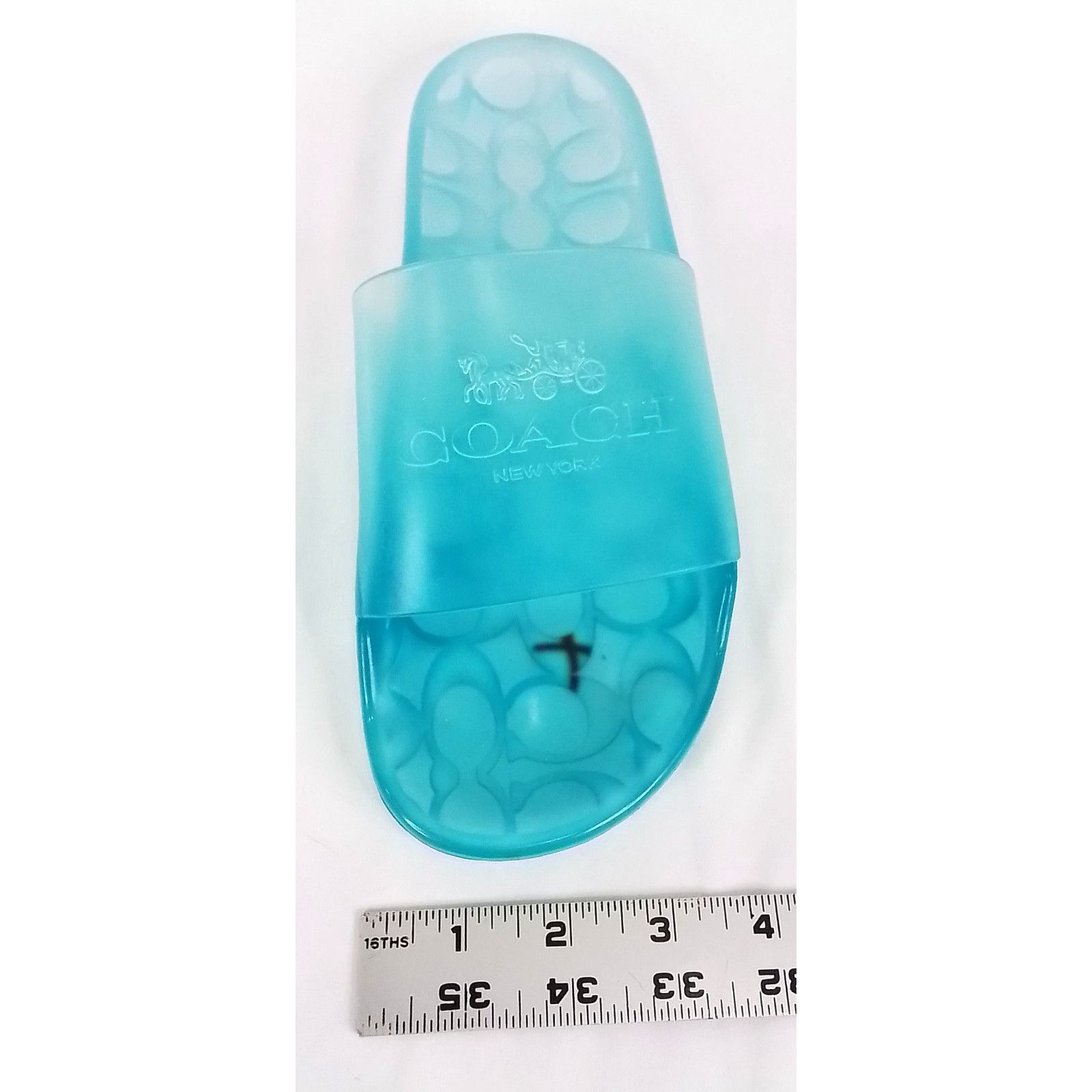 Coach Coach New York Ulyssa Women's Size 8 Jelly Slides Blue Size US 8 / IT 38 - 9 Thumbnail
