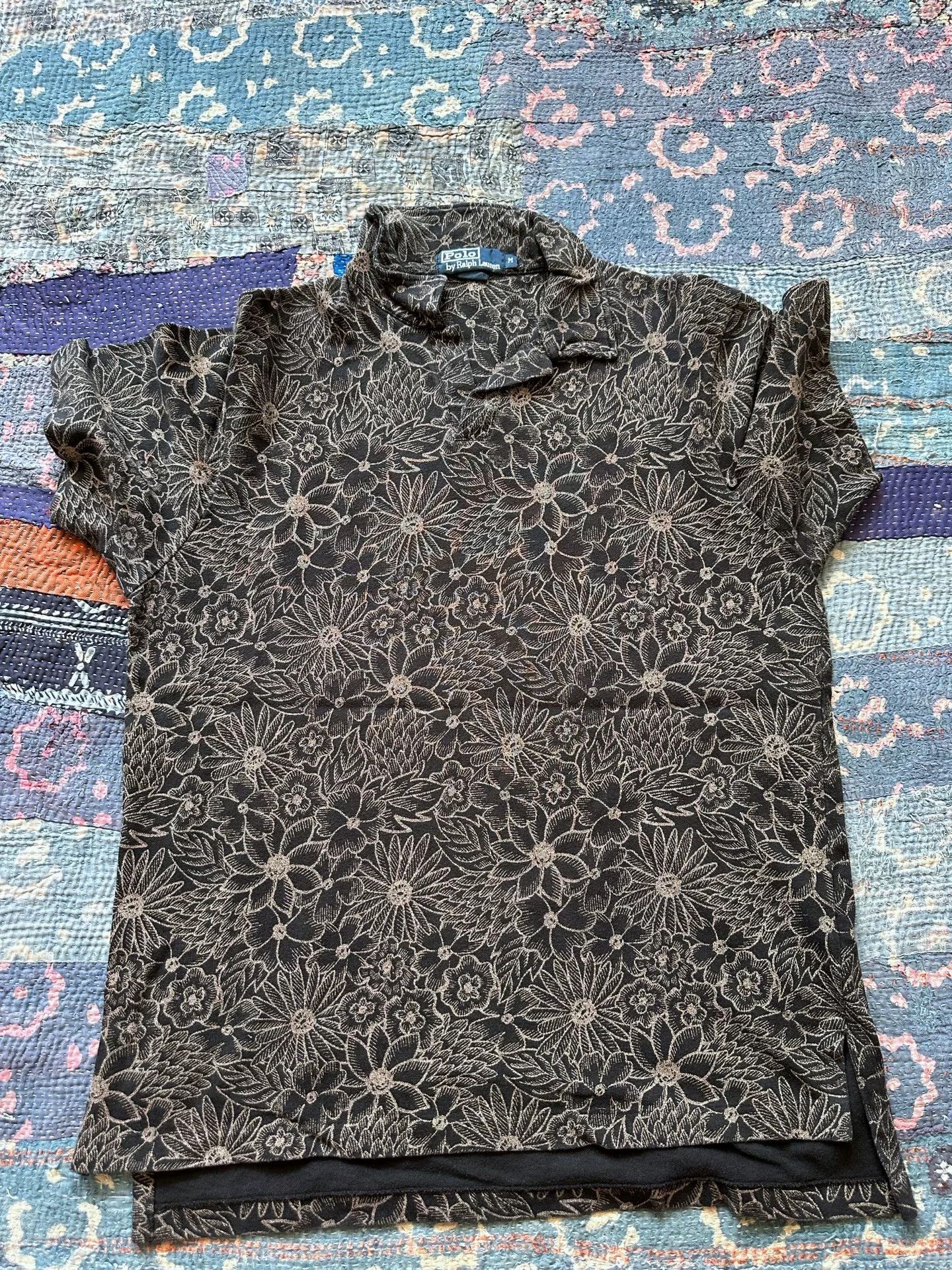 Polo Ralph Lauren Ralph Lauren RRL Hawaiian Floral Short Sleeve Polo Size US M / EU 48-50 / 2 - 1 Thumbnail