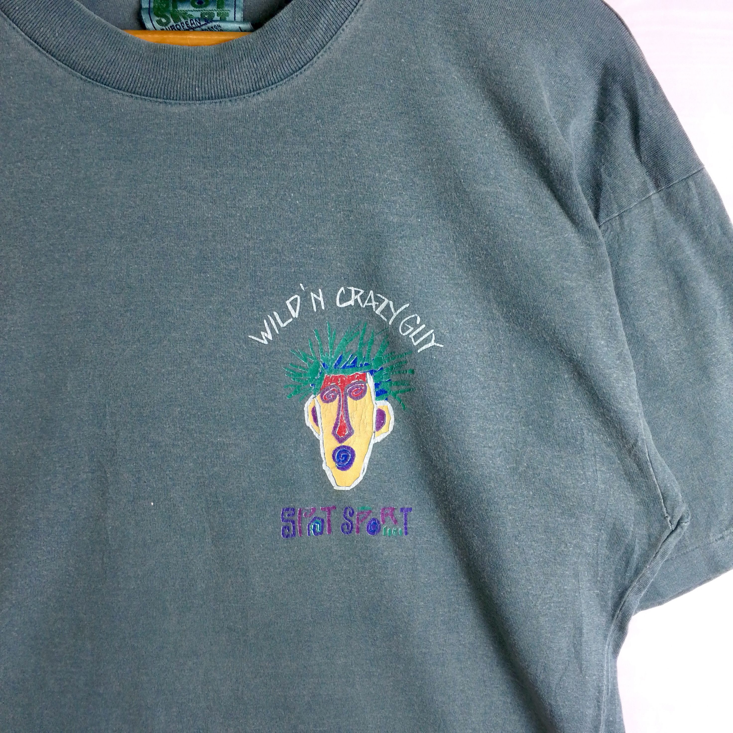 Vintage Vintage 90s Spot Sport Wild n Crazy Guy Tee Size US L / EU 52-54 / 3 - 6 Thumbnail