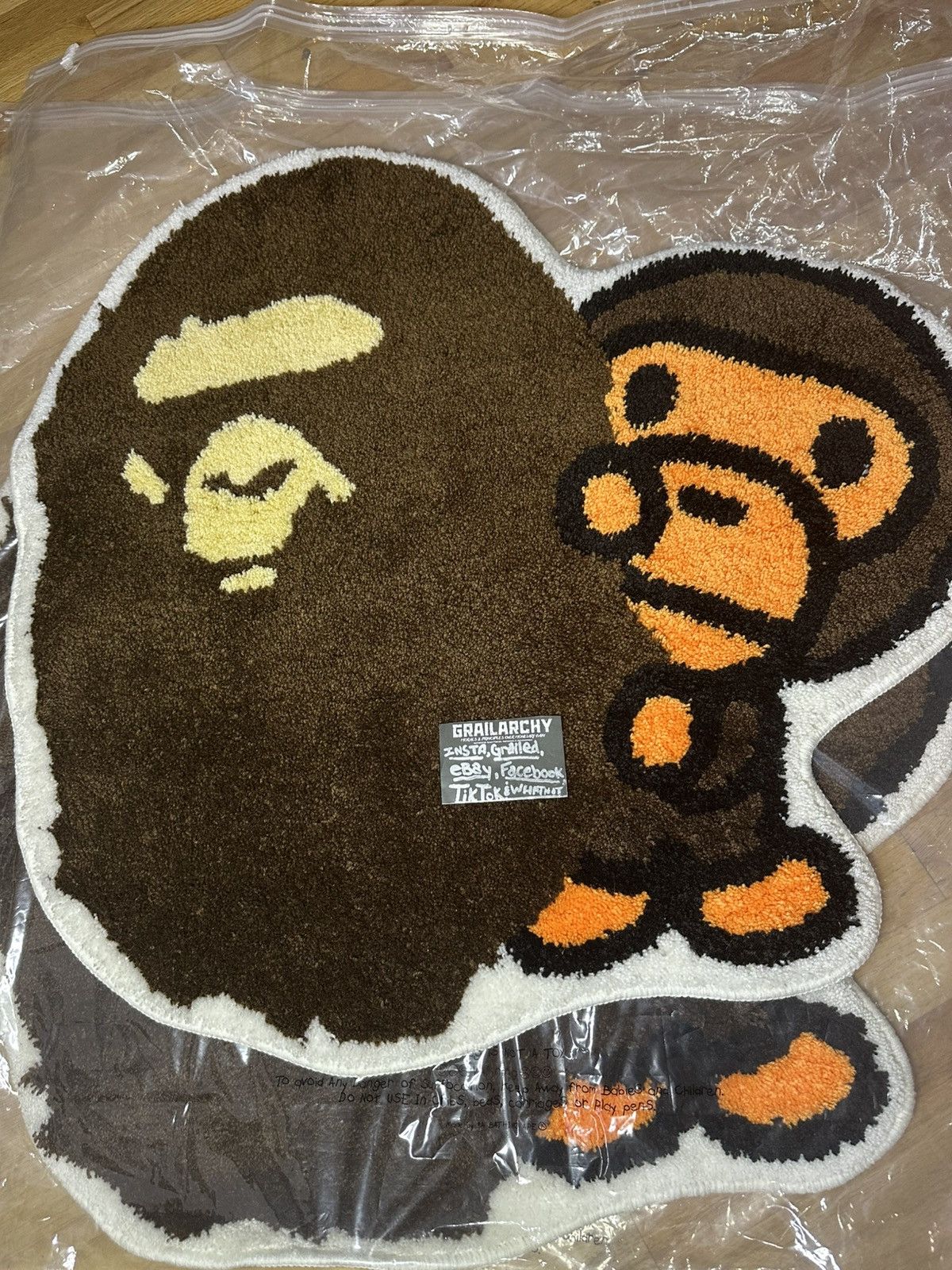 Bape A BATHING APE APE HEAD & MILO RUG Size ONE SIZE - 1 Thumbnail
