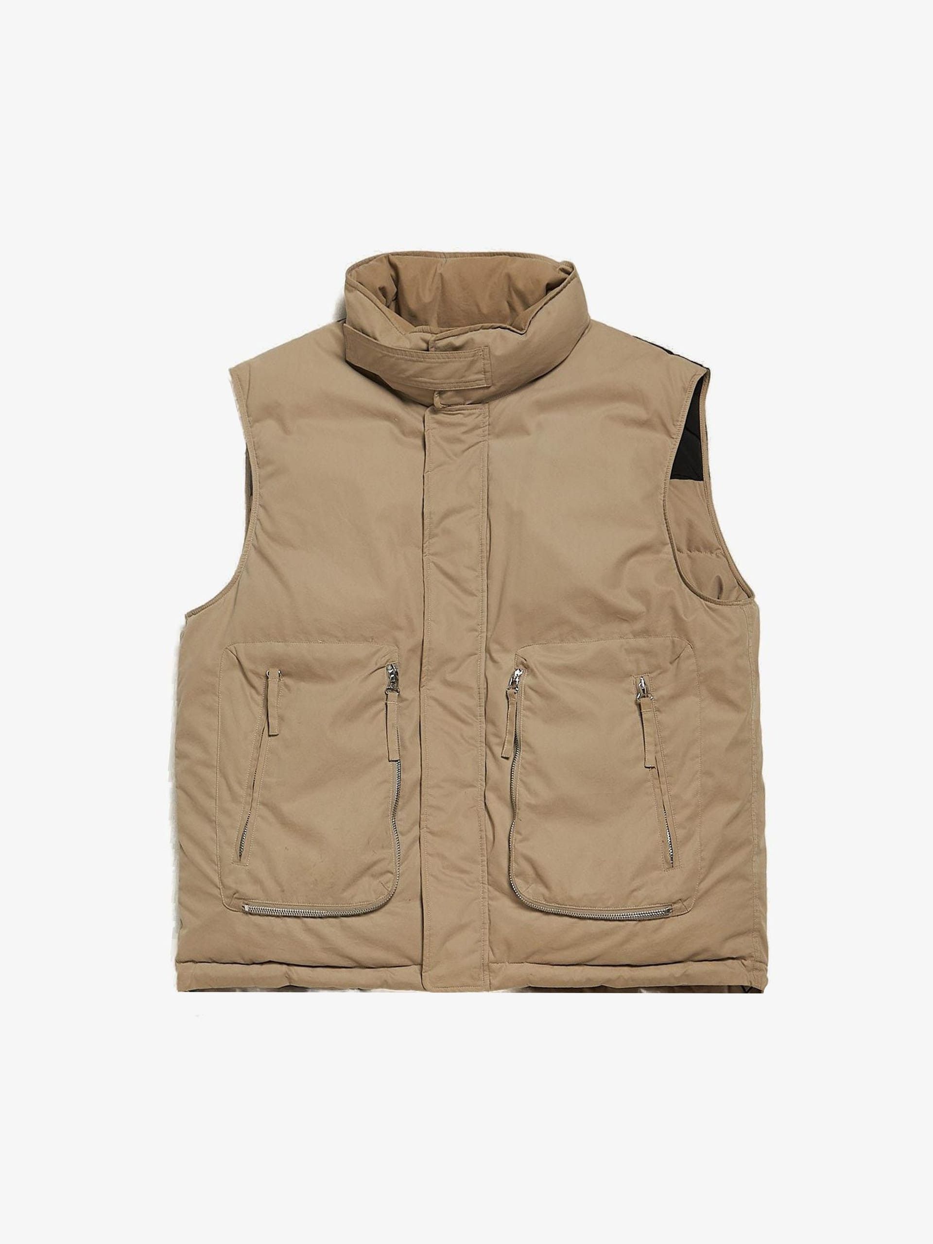Helmut Lang Beige Black Nylon Vest Size US XL / EU 56 / 4 - 1 Thumbnail